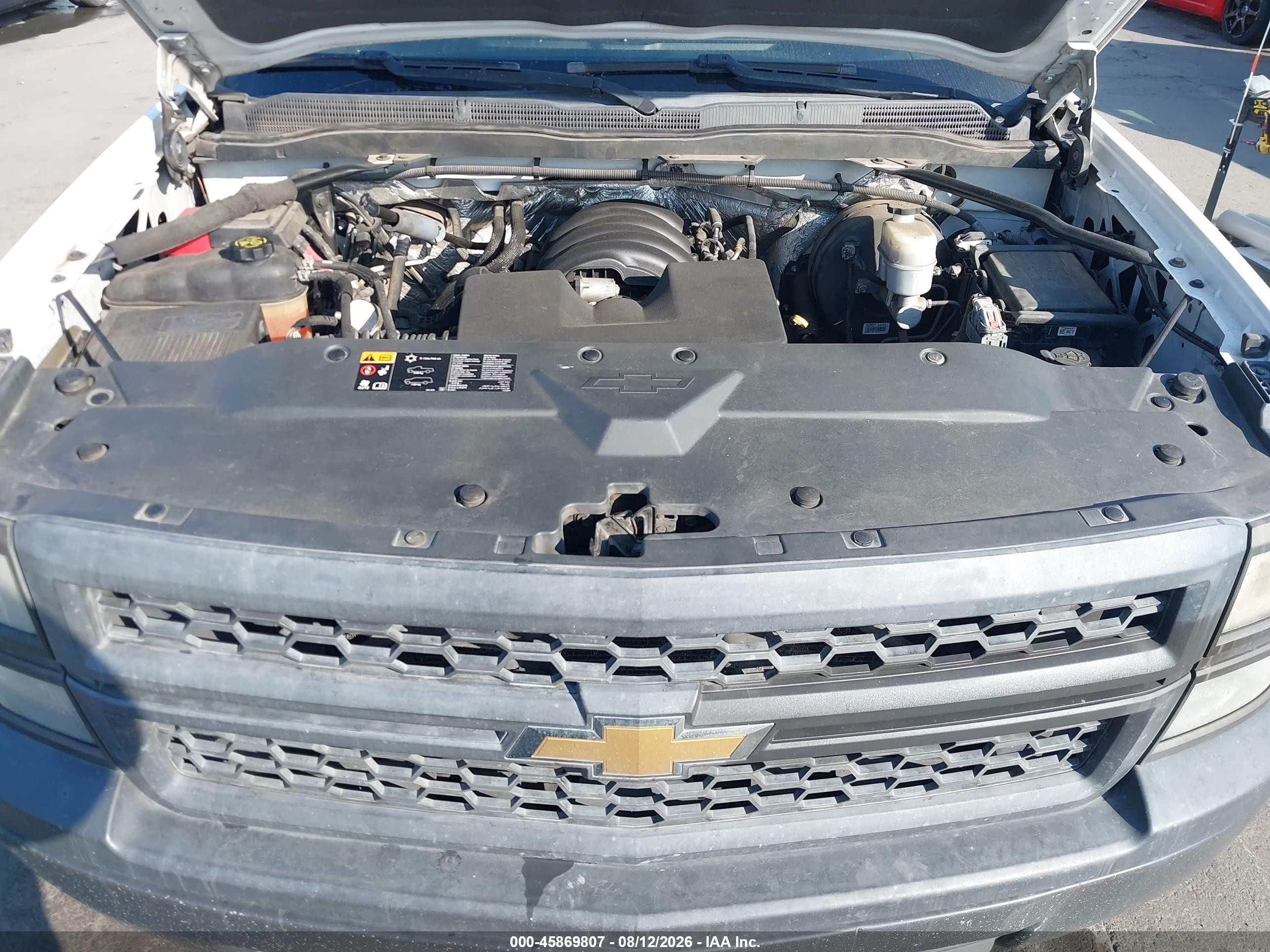 2014 Chevrolet Silverado 1500 Work Truck White vin: 1GCNCPEH4EZ276754