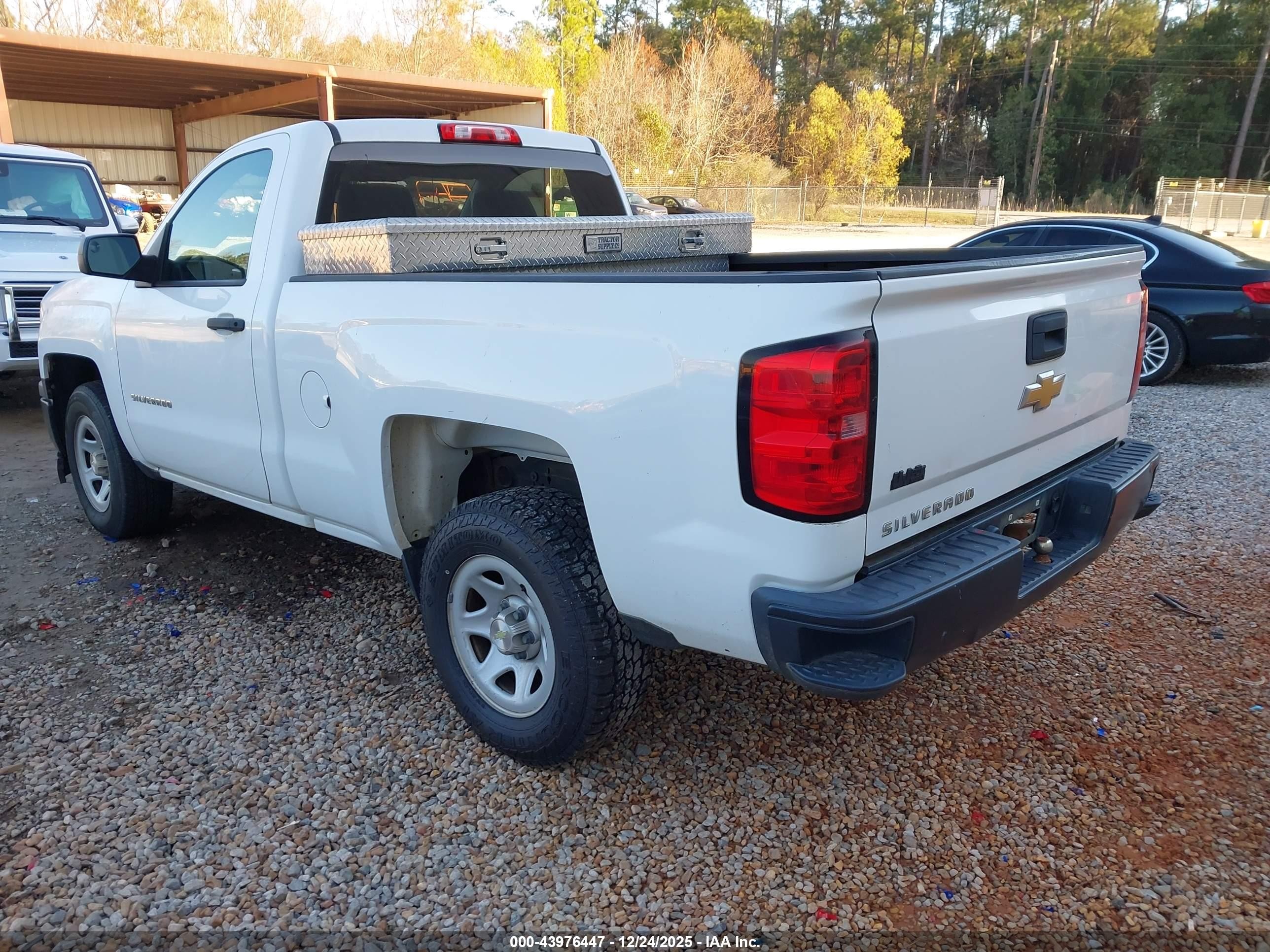 2014 Chevrolet Silverado 1500 Work Truck 1wt White vin: 1GCNCPEH4EZ277712