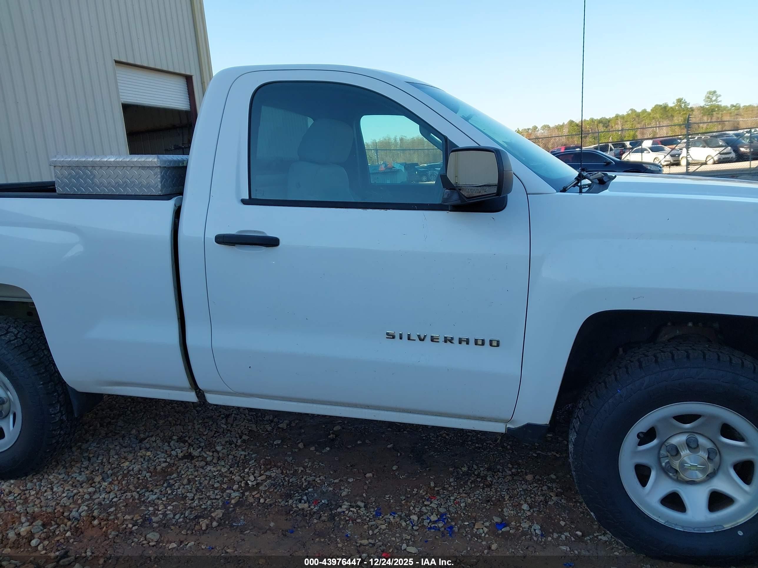 2014 Chevrolet Silverado 1500 Work Truck 1wt White vin: 1GCNCPEH4EZ277712