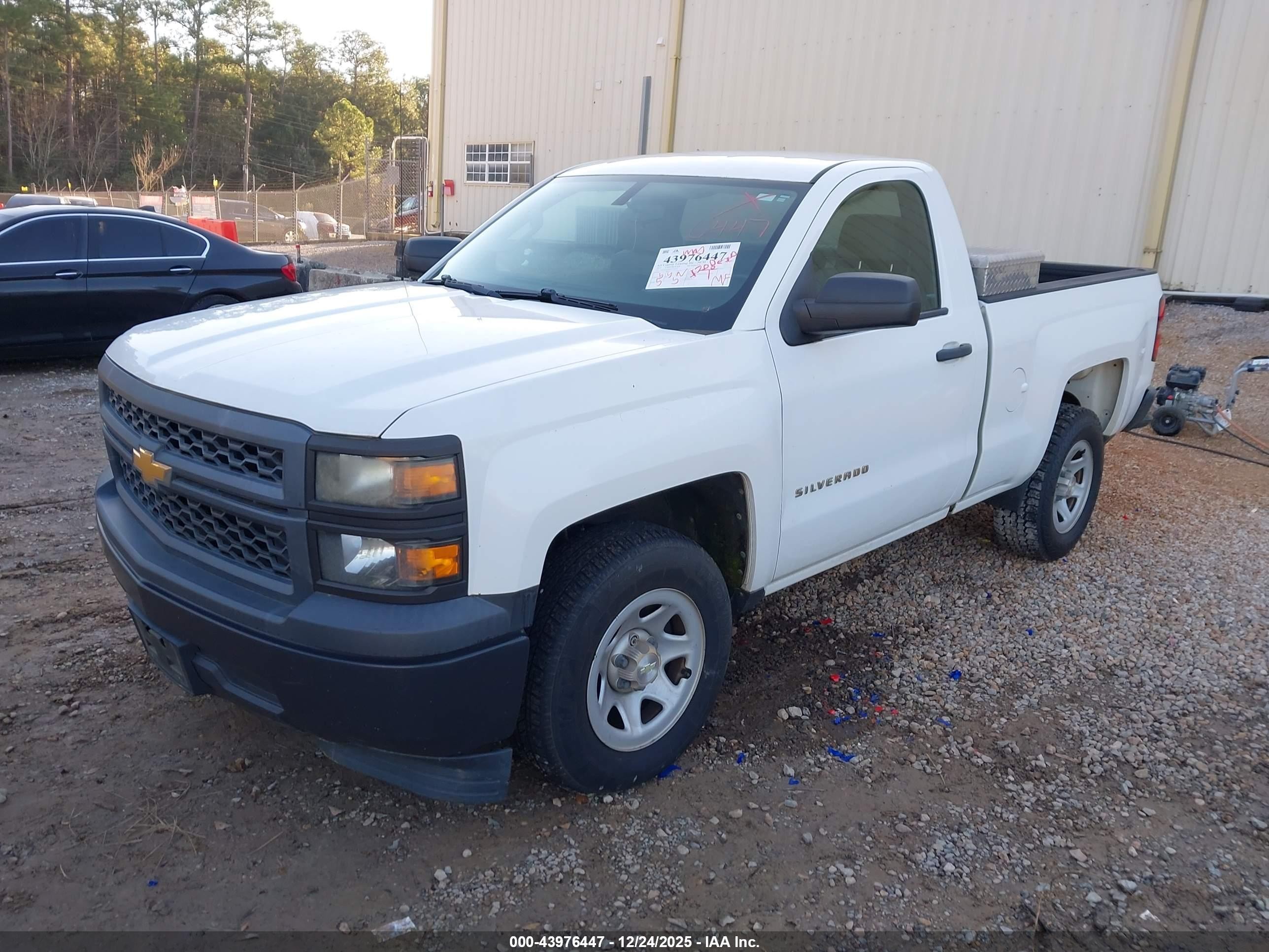 2014 Chevrolet Silverado 1500 Work Truck 1wt White vin: 1GCNCPEH4EZ277712
