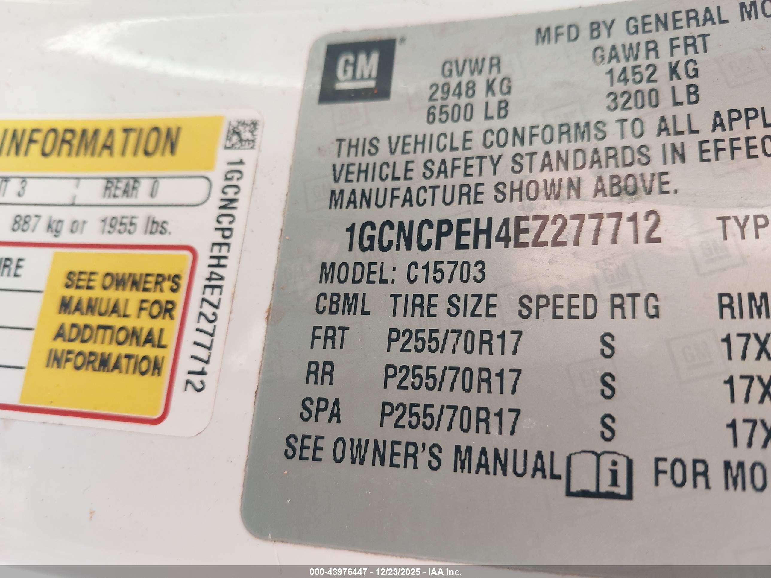 2014 Chevrolet Silverado 1500 Work Truck 1wt White vin: 1GCNCPEH4EZ277712