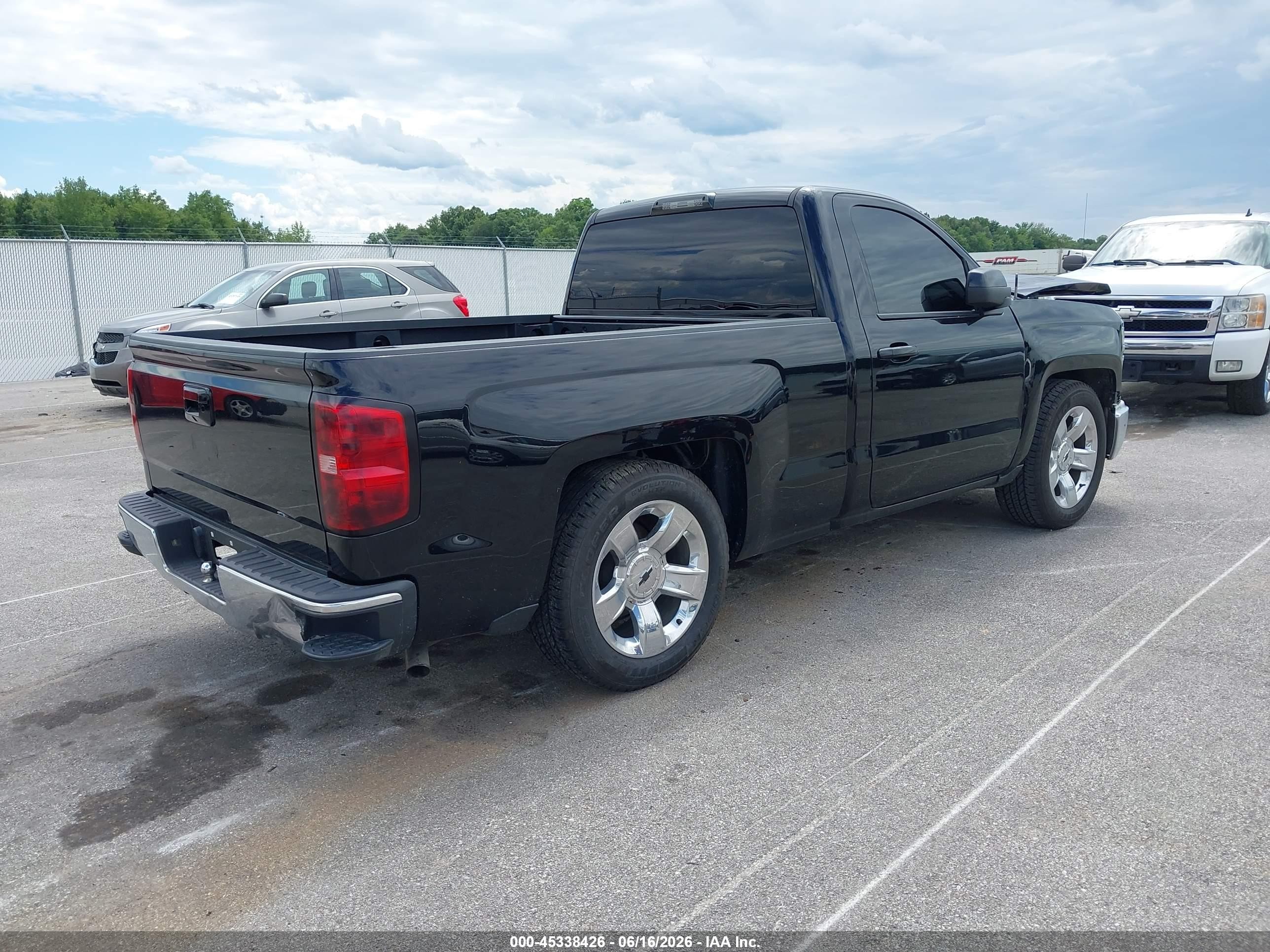 2014 Chevrolet Silverado 1500 Work Truck Black vin: 1GCNCPEH4EZ304889