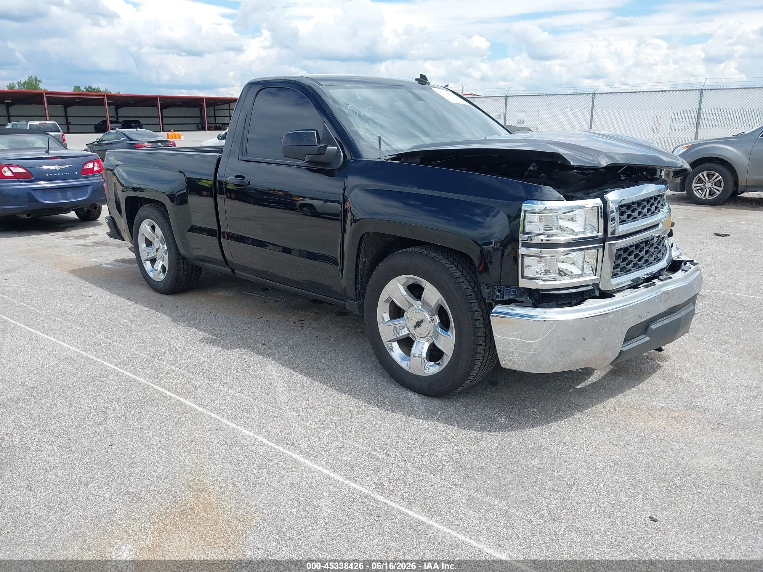 2014 Chevrolet Silverado 1500 Work Truck Black vin: 1GCNCPEH4EZ304889