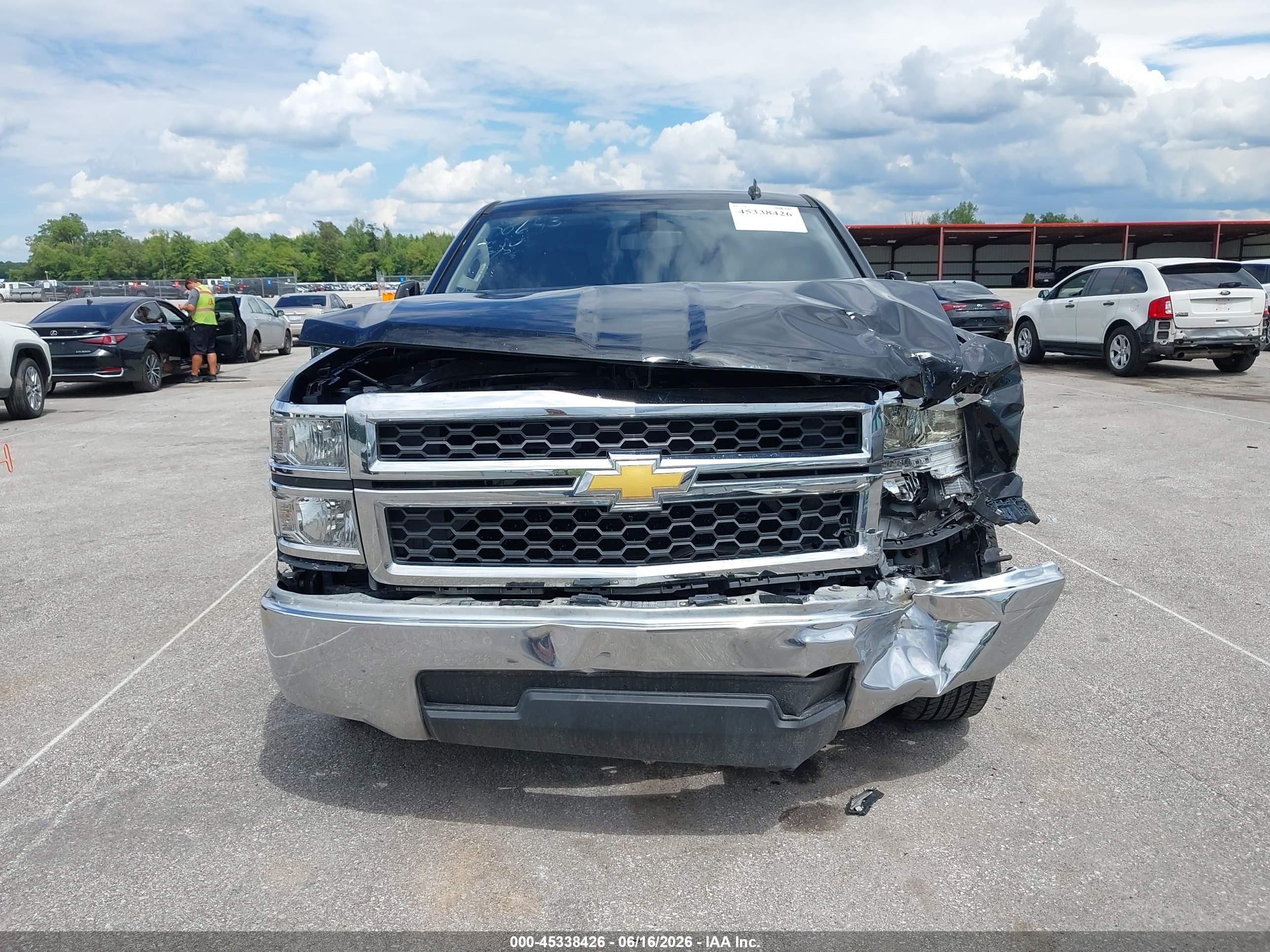 2014 Chevrolet Silverado 1500 Work Truck Black vin: 1GCNCPEH4EZ304889