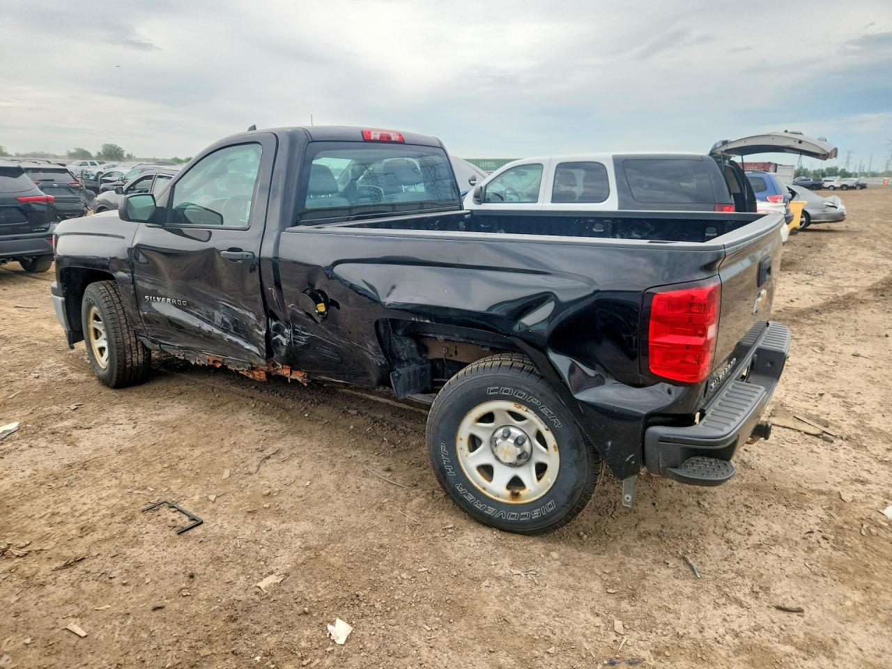 2015 Chevrolet Silverado C1500 Black vin: 1GCNCPEH4FZ181192