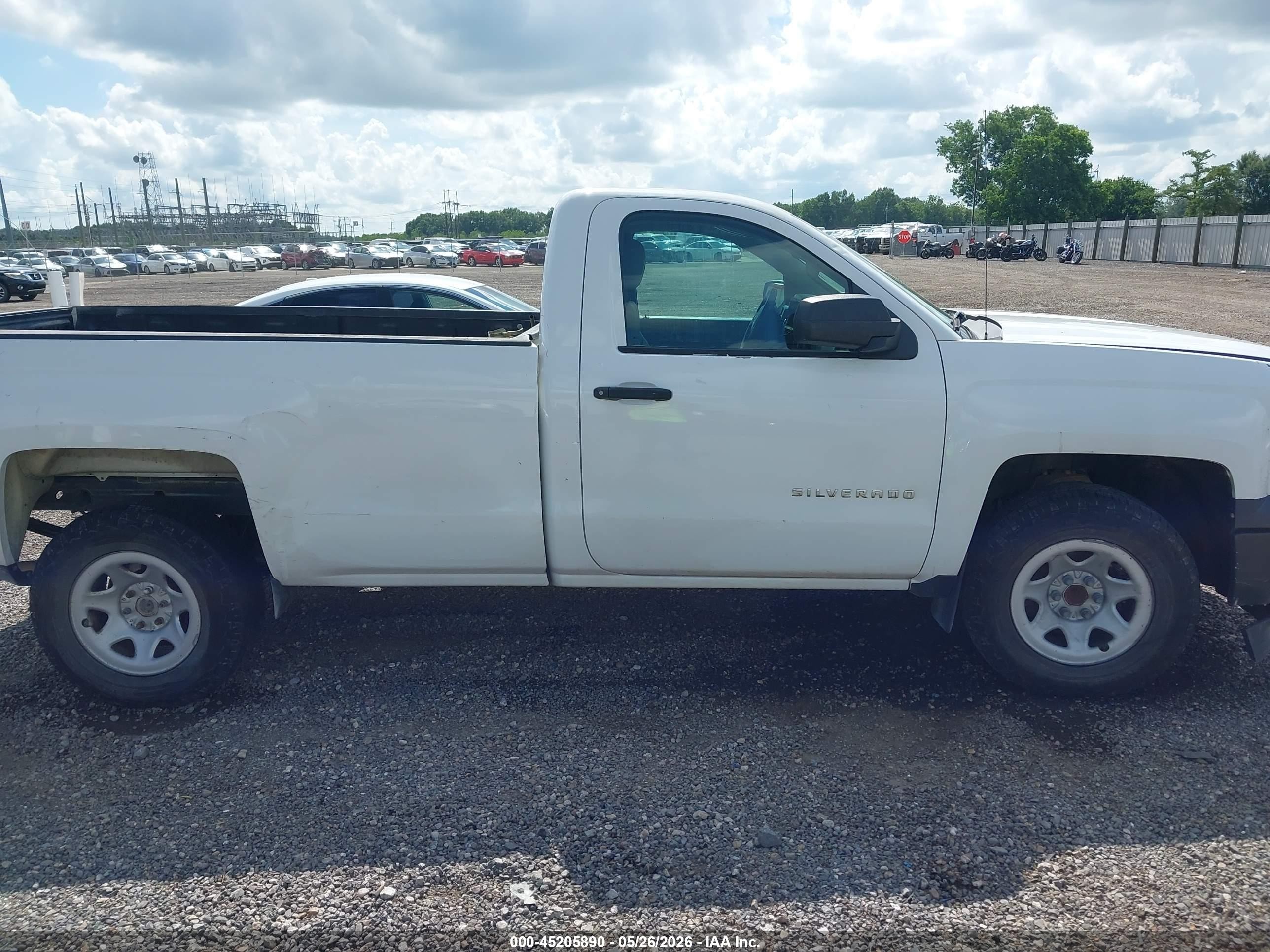2015 Chevrolet Silverado 1500 Wt Белый vin: 1GCNCPEH4FZ273435