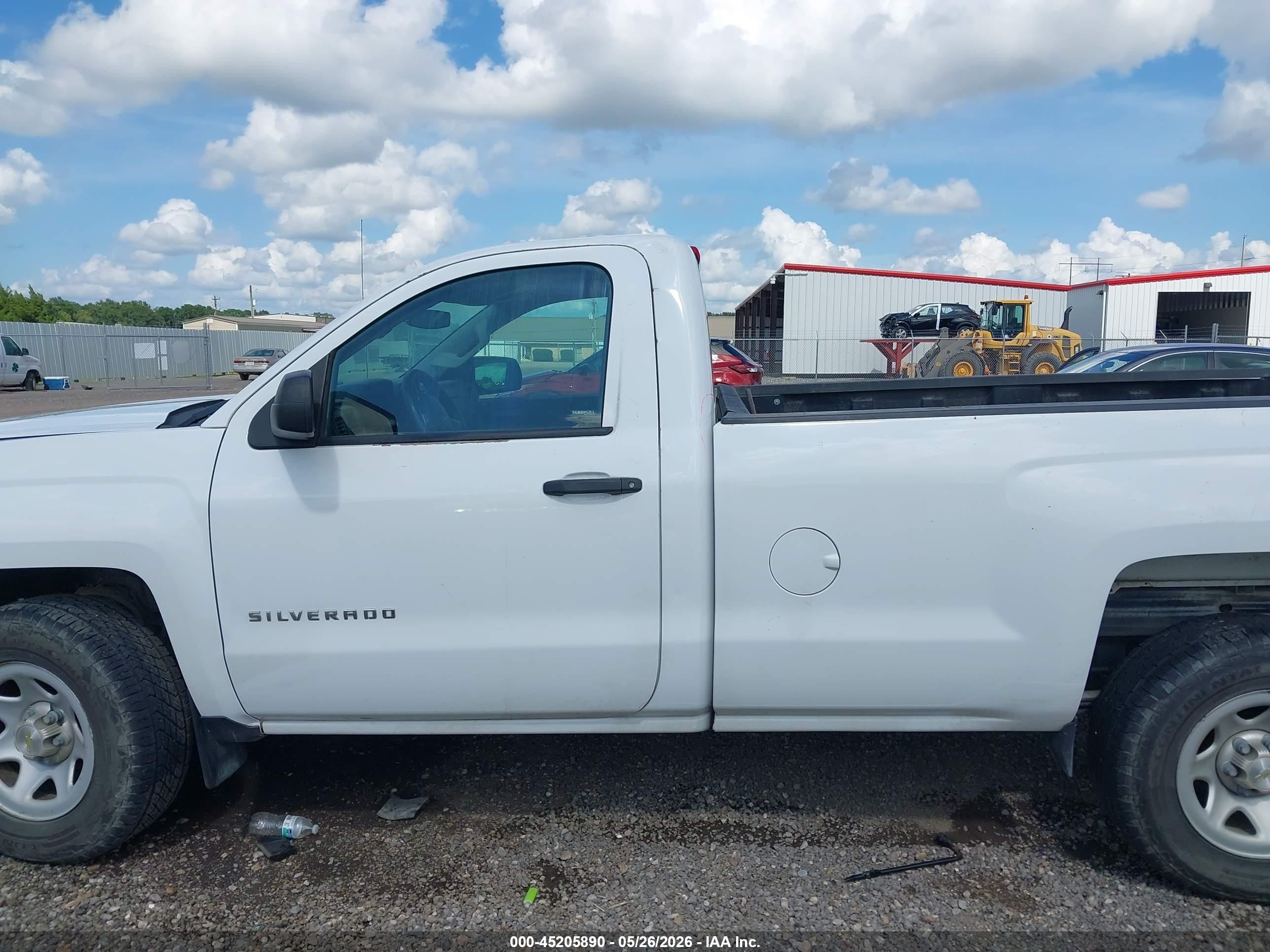 2015 Chevrolet Silverado 1500 Wt Белый vin: 1GCNCPEH4FZ273435