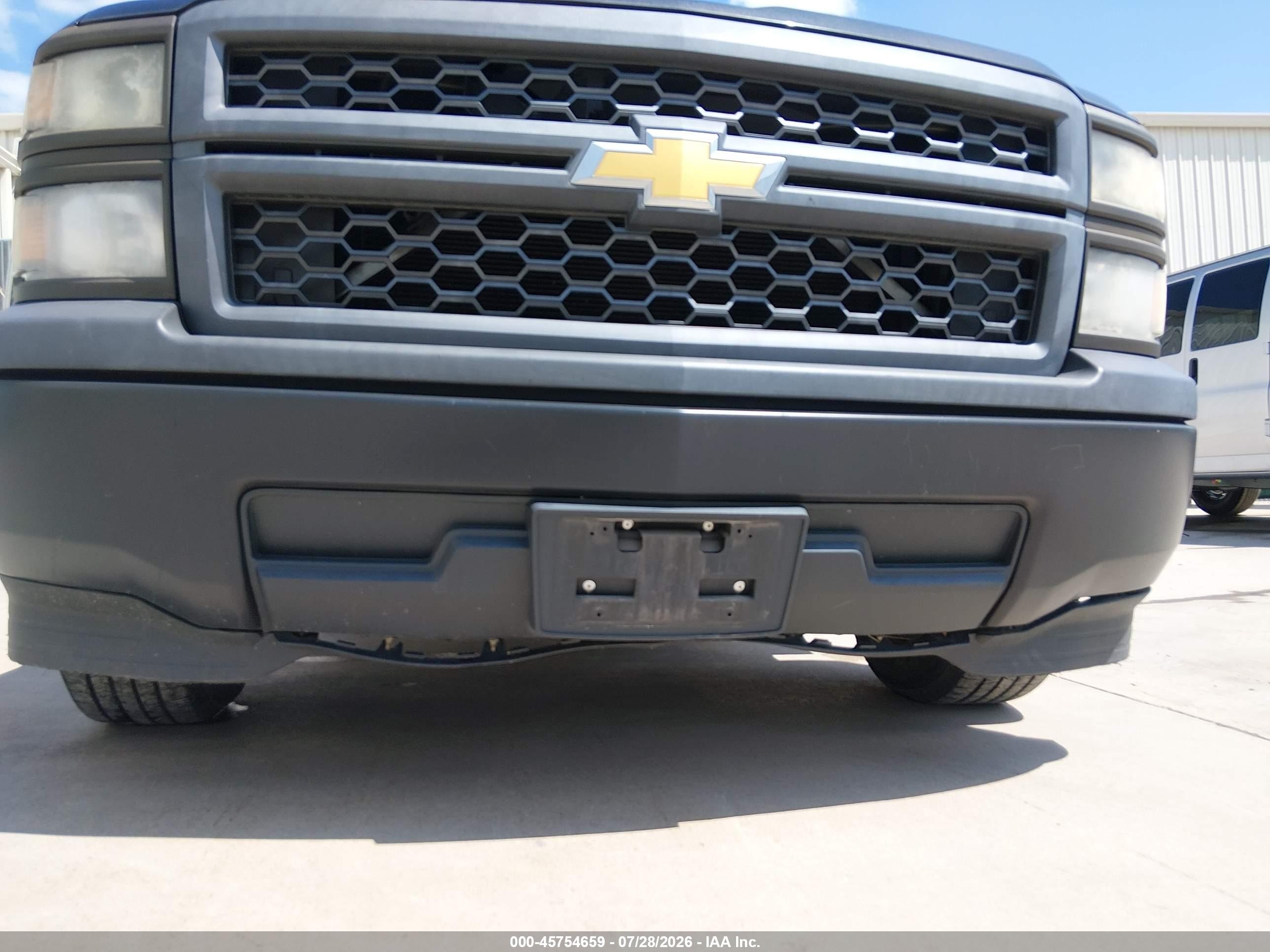2015 Chevrolet Silverado 1500 Work Truck Gray vin: 1GCNCPEH4FZ325839