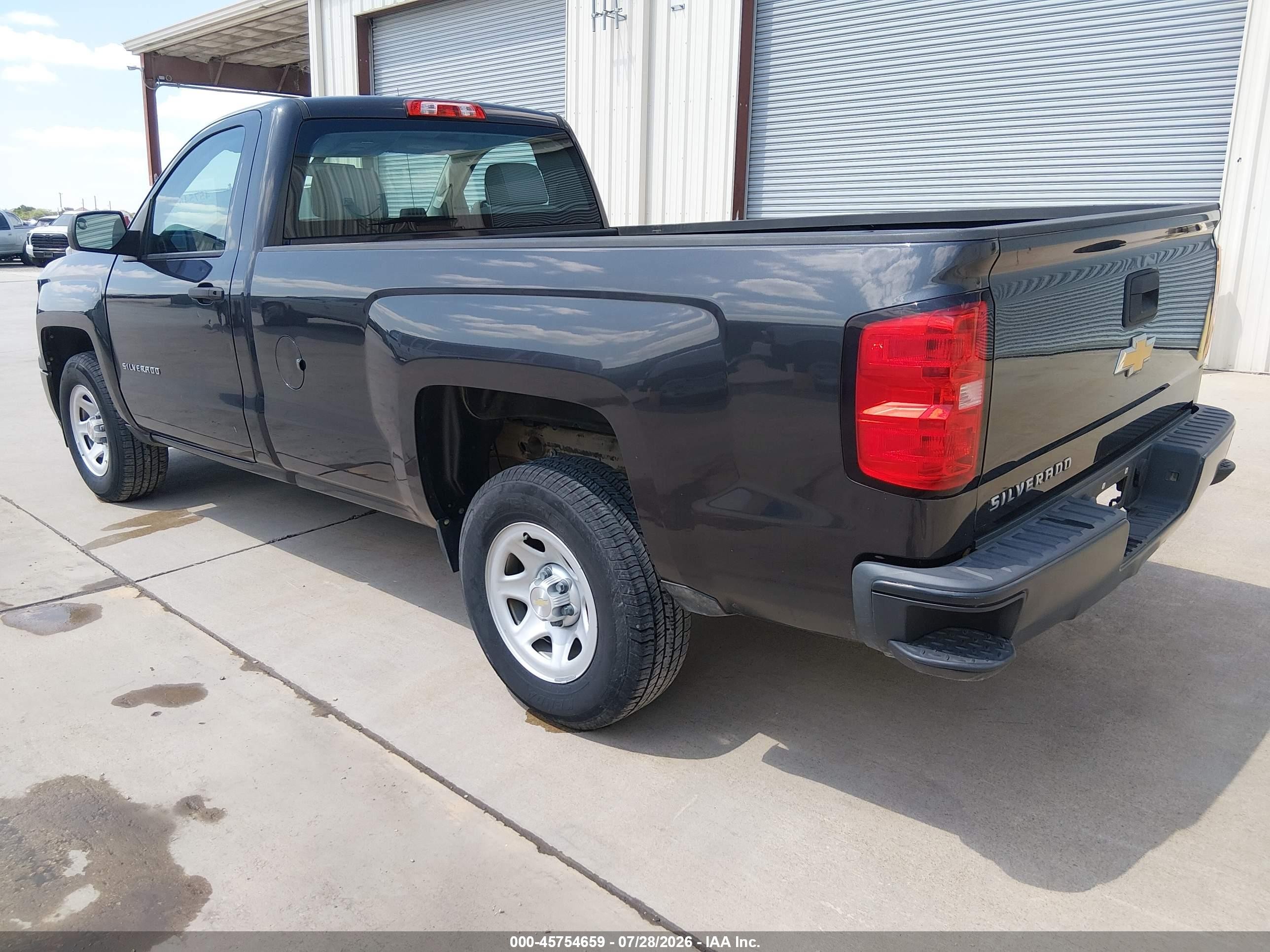 2015 Chevrolet Silverado 1500 Work Truck Gray vin: 1GCNCPEH4FZ325839