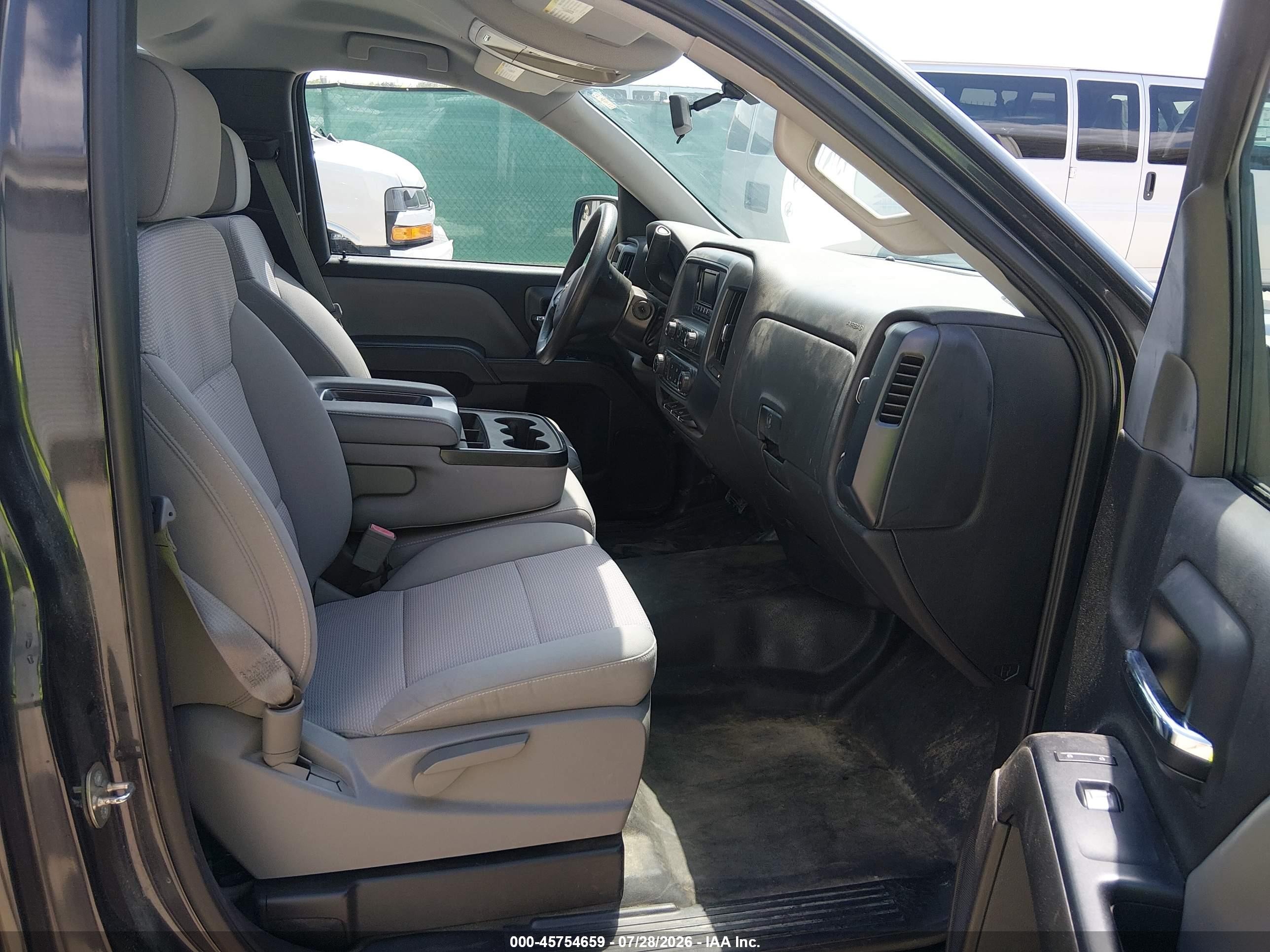 2015 Chevrolet Silverado 1500 Work Truck Gray vin: 1GCNCPEH4FZ325839