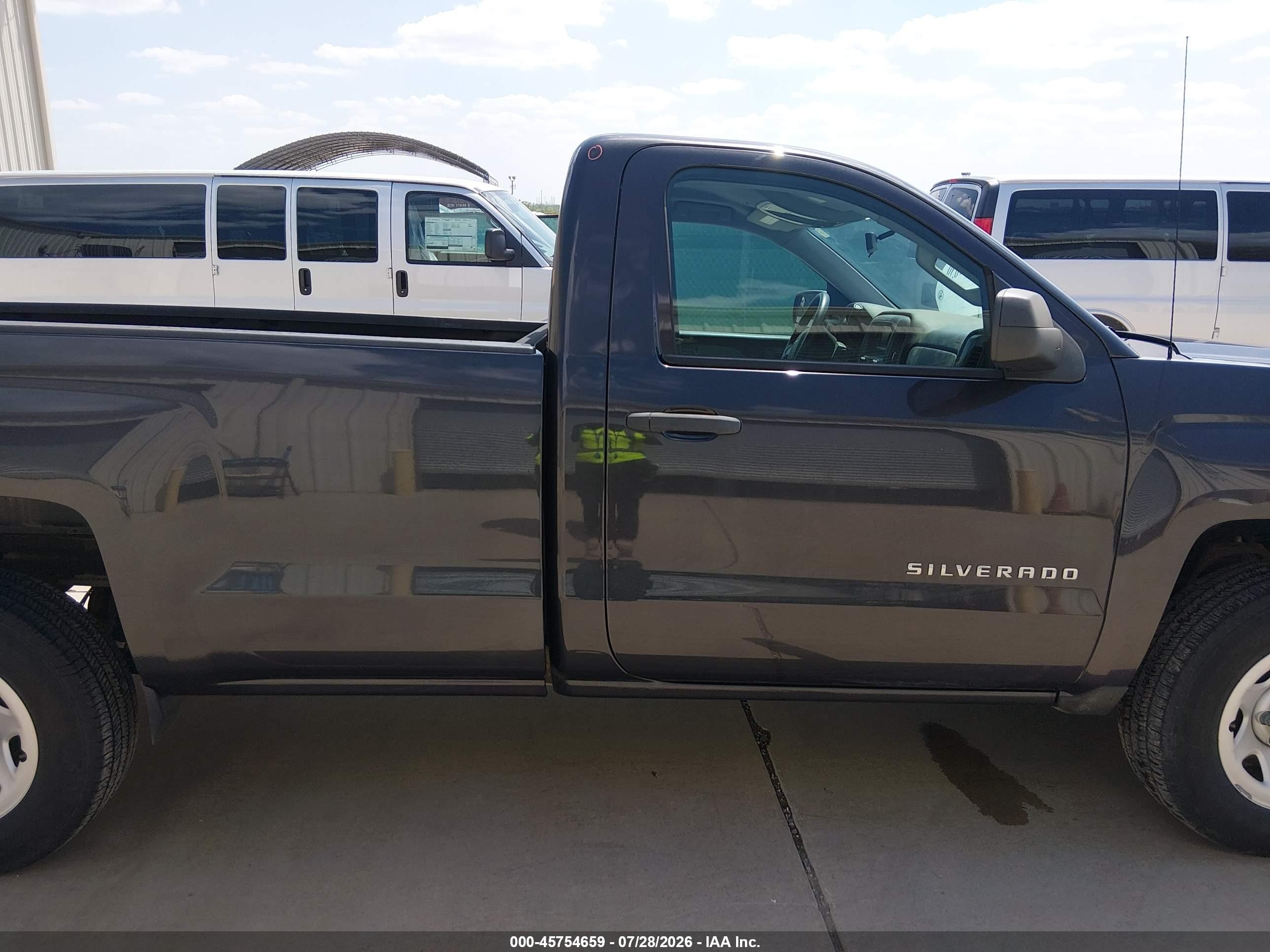 2015 Chevrolet Silverado 1500 Work Truck Gray vin: 1GCNCPEH4FZ325839