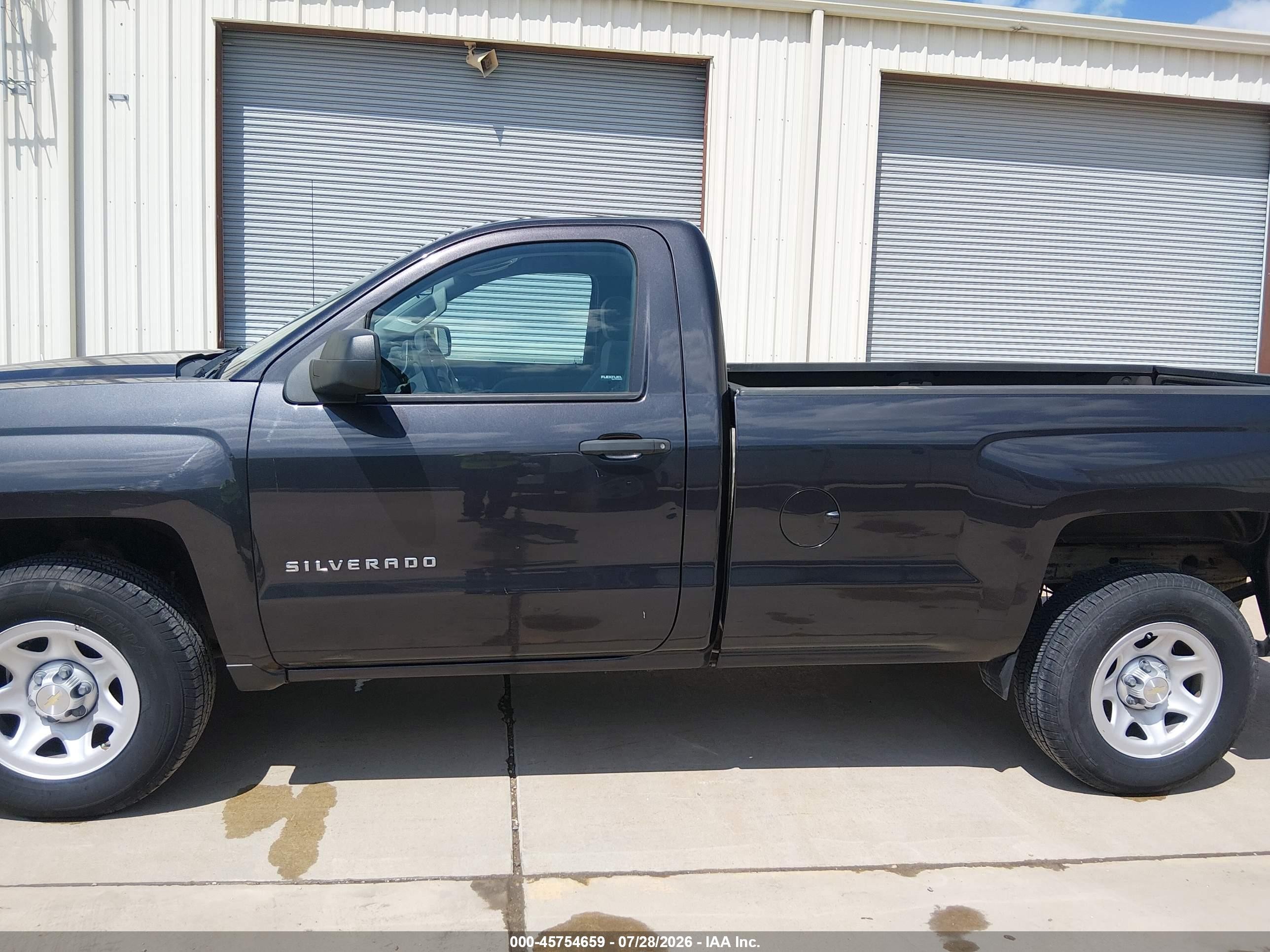 2015 Chevrolet Silverado 1500 Work Truck Gray vin: 1GCNCPEH4FZ325839