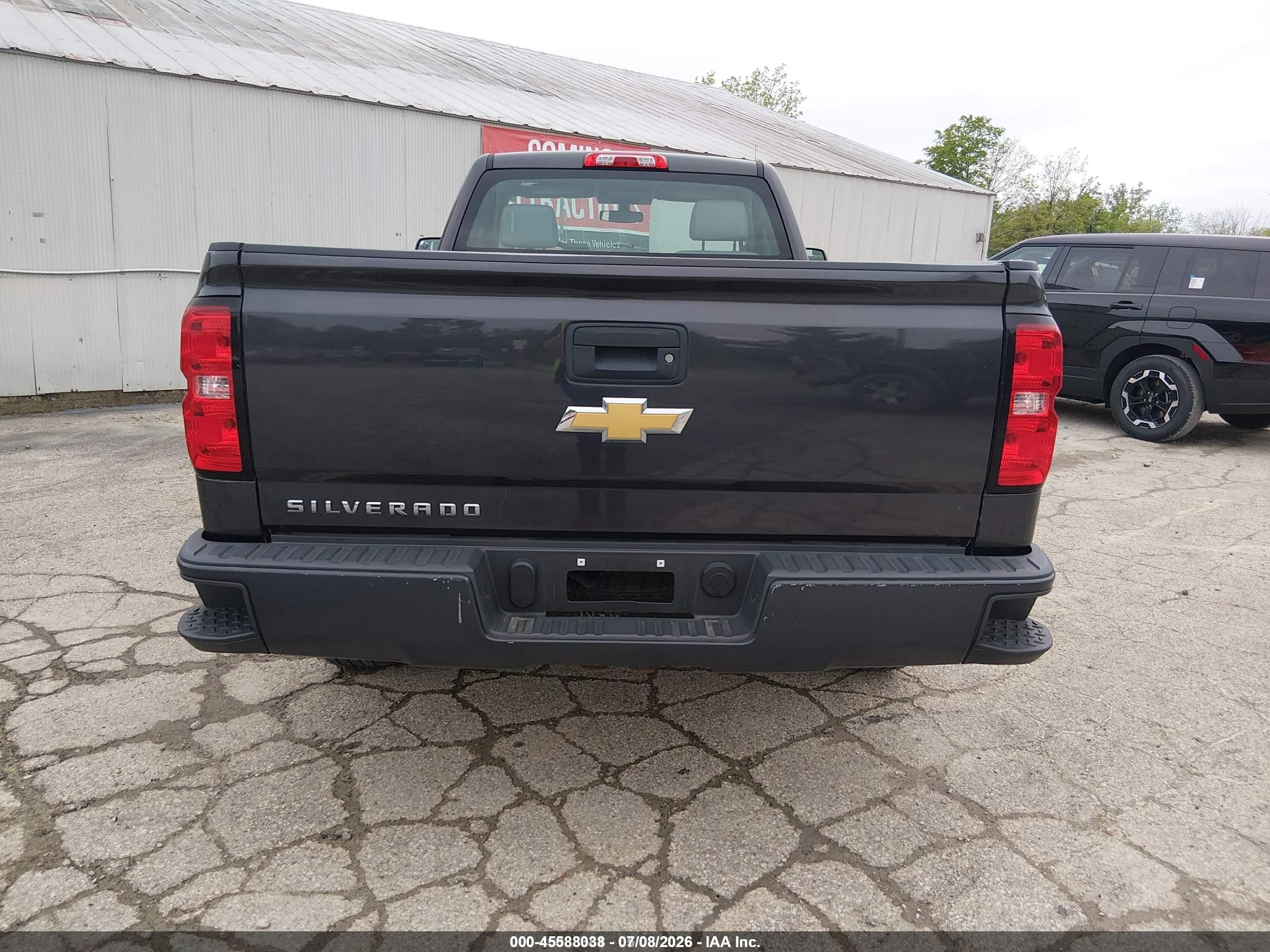 2015 Chevrolet Silverado 1500 Wt Black vin: 1GCNCPEH4FZ348991