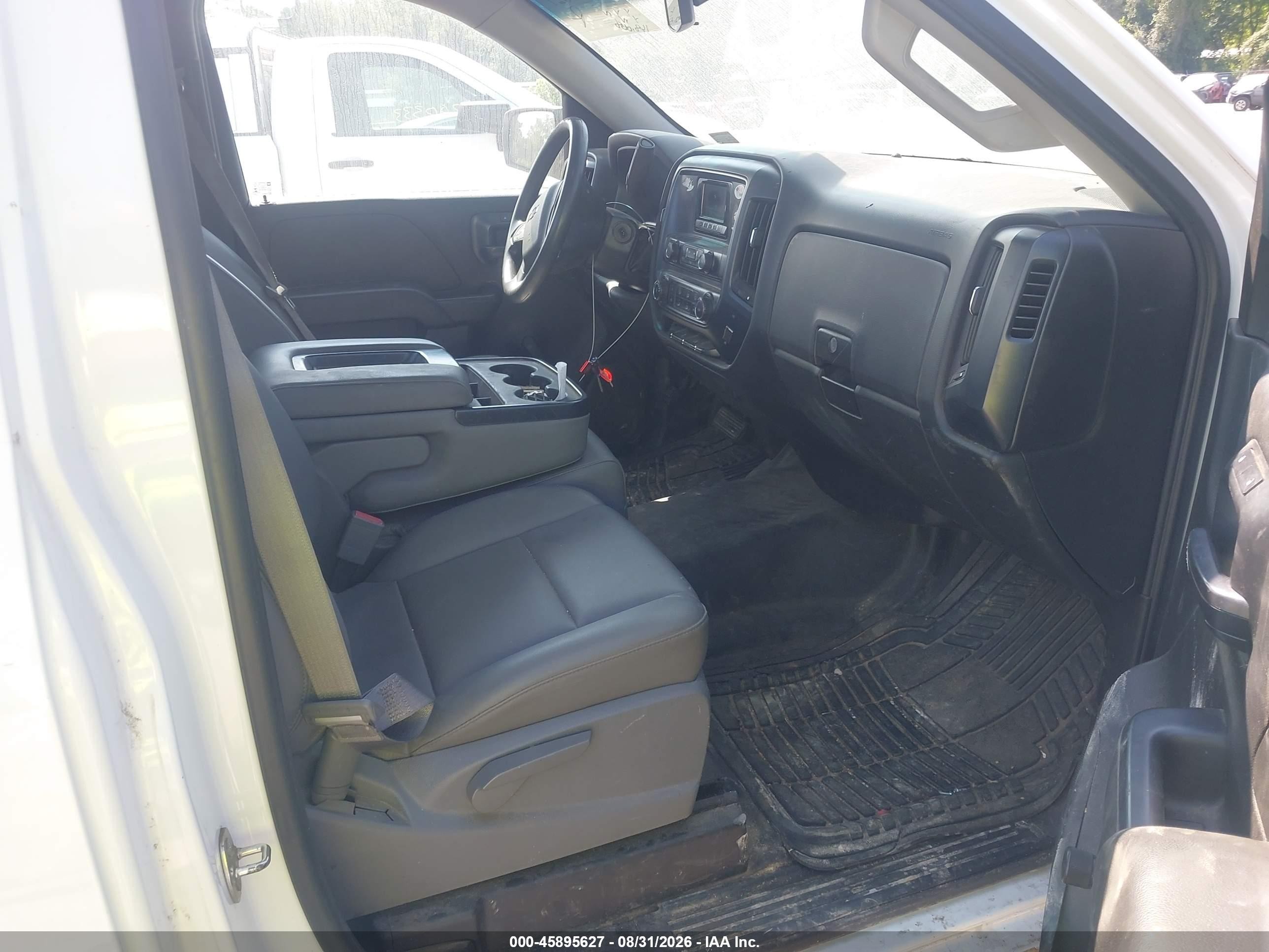 2015 Chevrolet Silverado 1500 Work Truck White vin: 1GCNCPEH4FZ420465