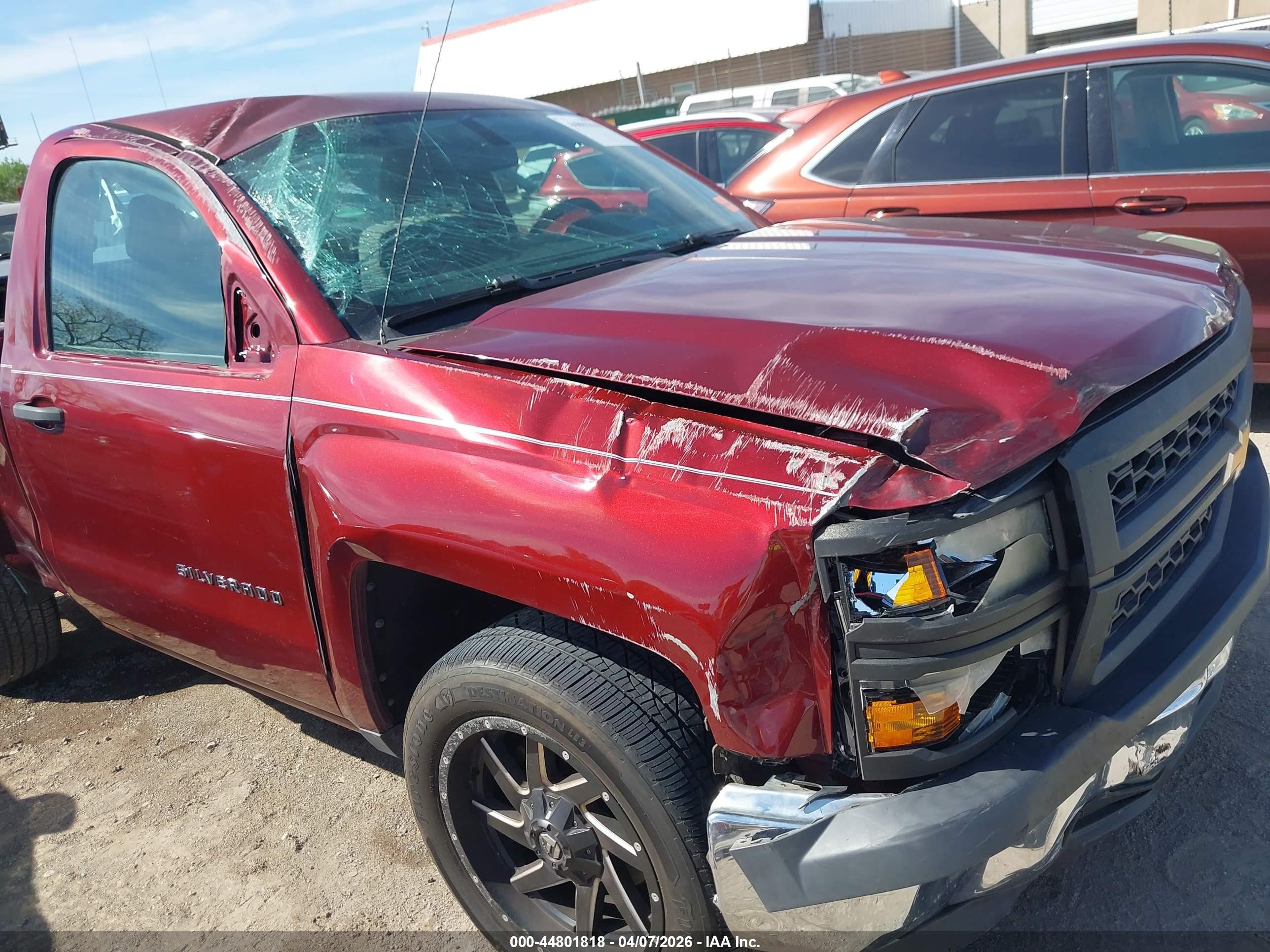 2014 Chevrolet Silverado 1500 Work Truck 1wt Красный vin: 1GCNCPEH5EZ123865