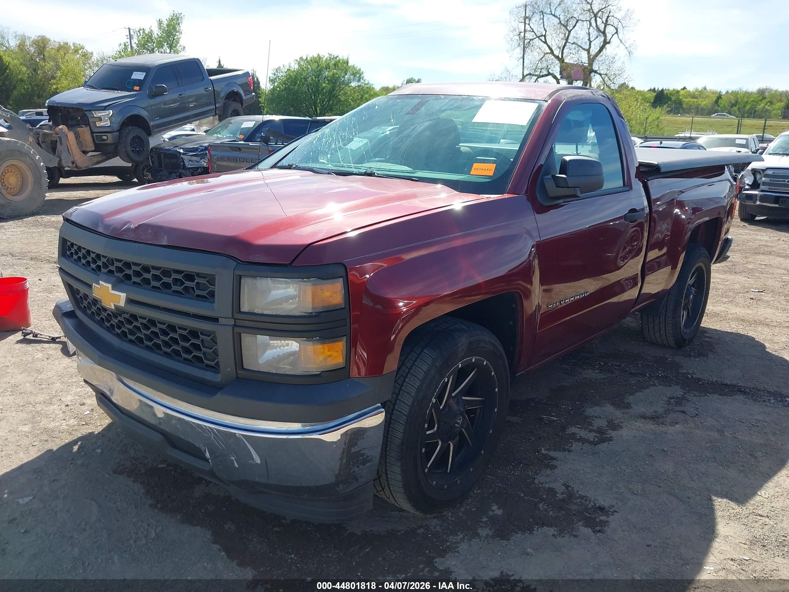2014 Chevrolet Silverado 1500 Work Truck 1wt Красный vin: 1GCNCPEH5EZ123865