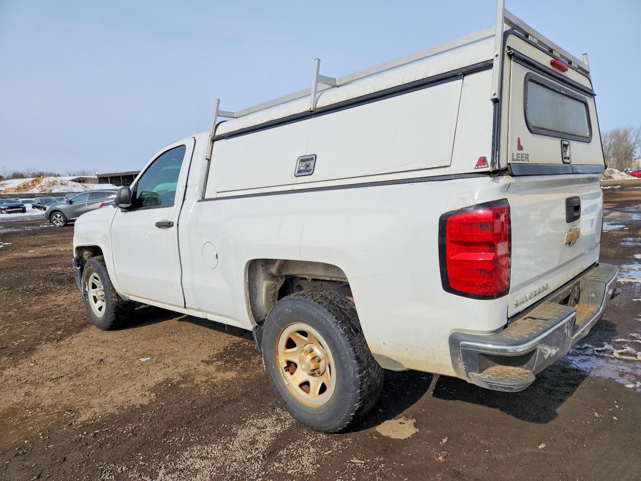 2015 Chevrolet Silverado C1500 White vin: 1GCNCPEH5FZ433810