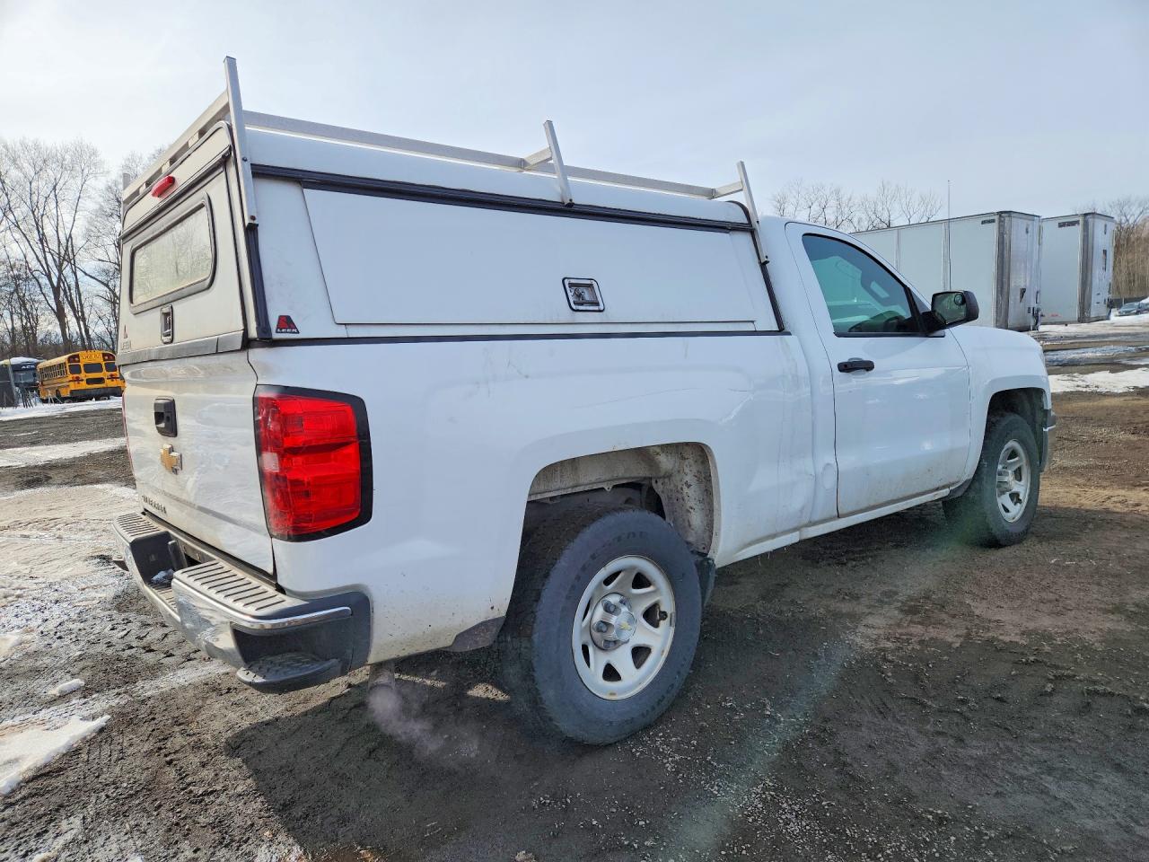 2015 Chevrolet Silverado C1500 White vin: 1GCNCPEH5FZ433810