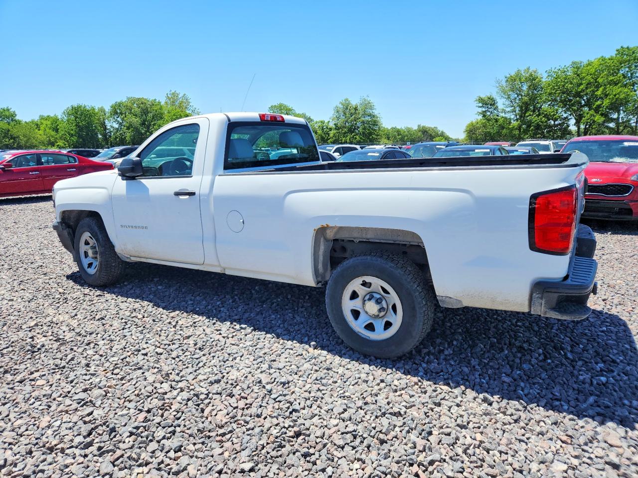 2014 Chevrolet Silverado C1500 Белый vin: 1GCNCPEH6EZ289750