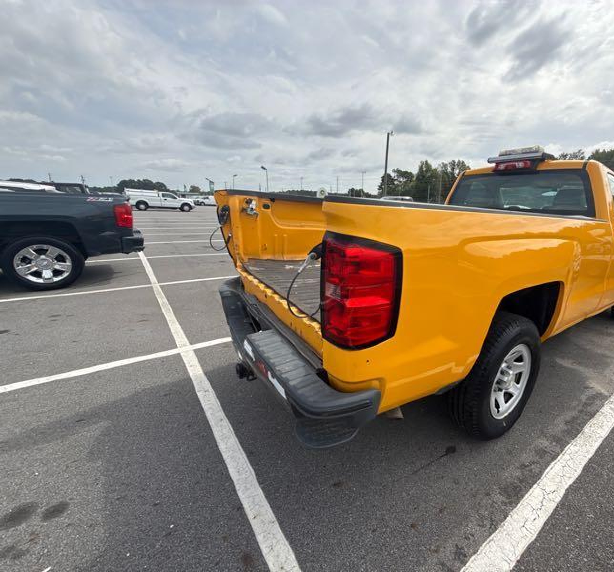 2014 Chevrolet Silverado 1500 Work Truck 1wt Yellow vin: 1GCNCPEH7EZ180861