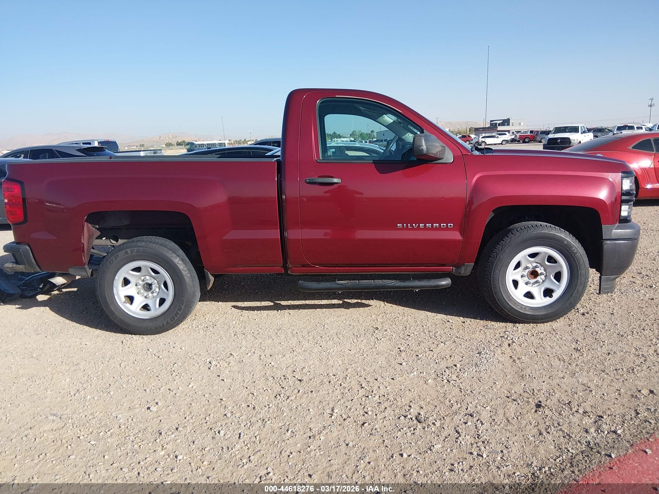 2014 Chevrolet Silverado 1500 Work Truck 1wt Maroon vin: 1GCNCPEH7EZ397892