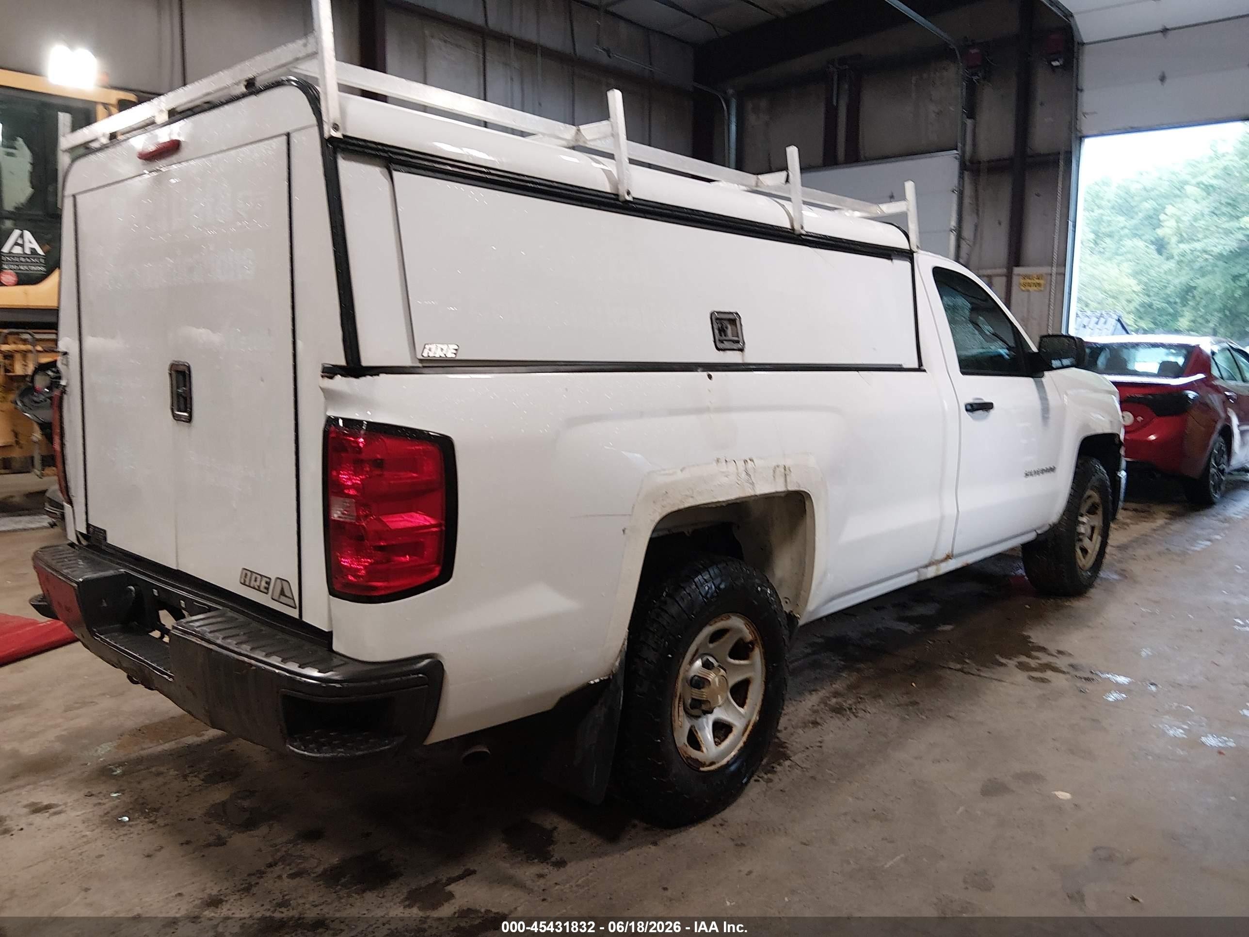 2015 Chevrolet Silverado 1500 Work Truck White vin: 1GCNCPEH7FZ312874