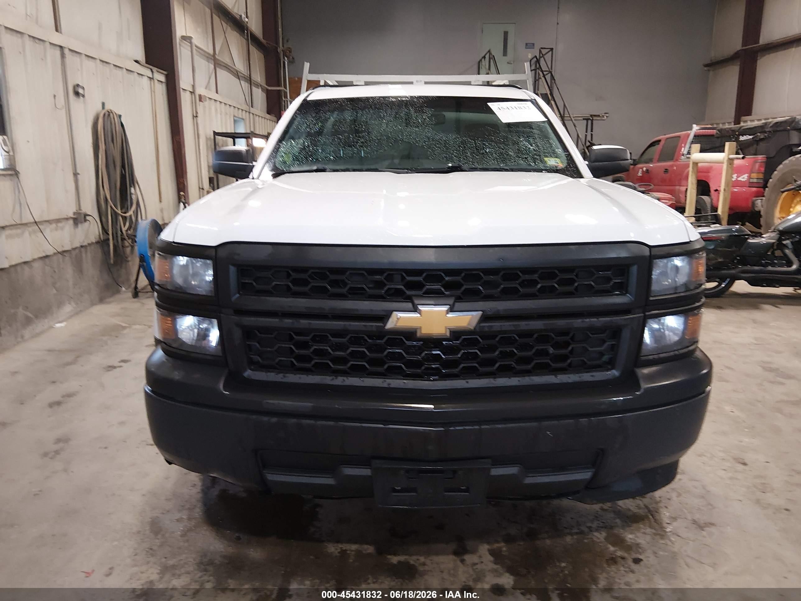 2015 Chevrolet Silverado 1500 Work Truck White vin: 1GCNCPEH7FZ312874
