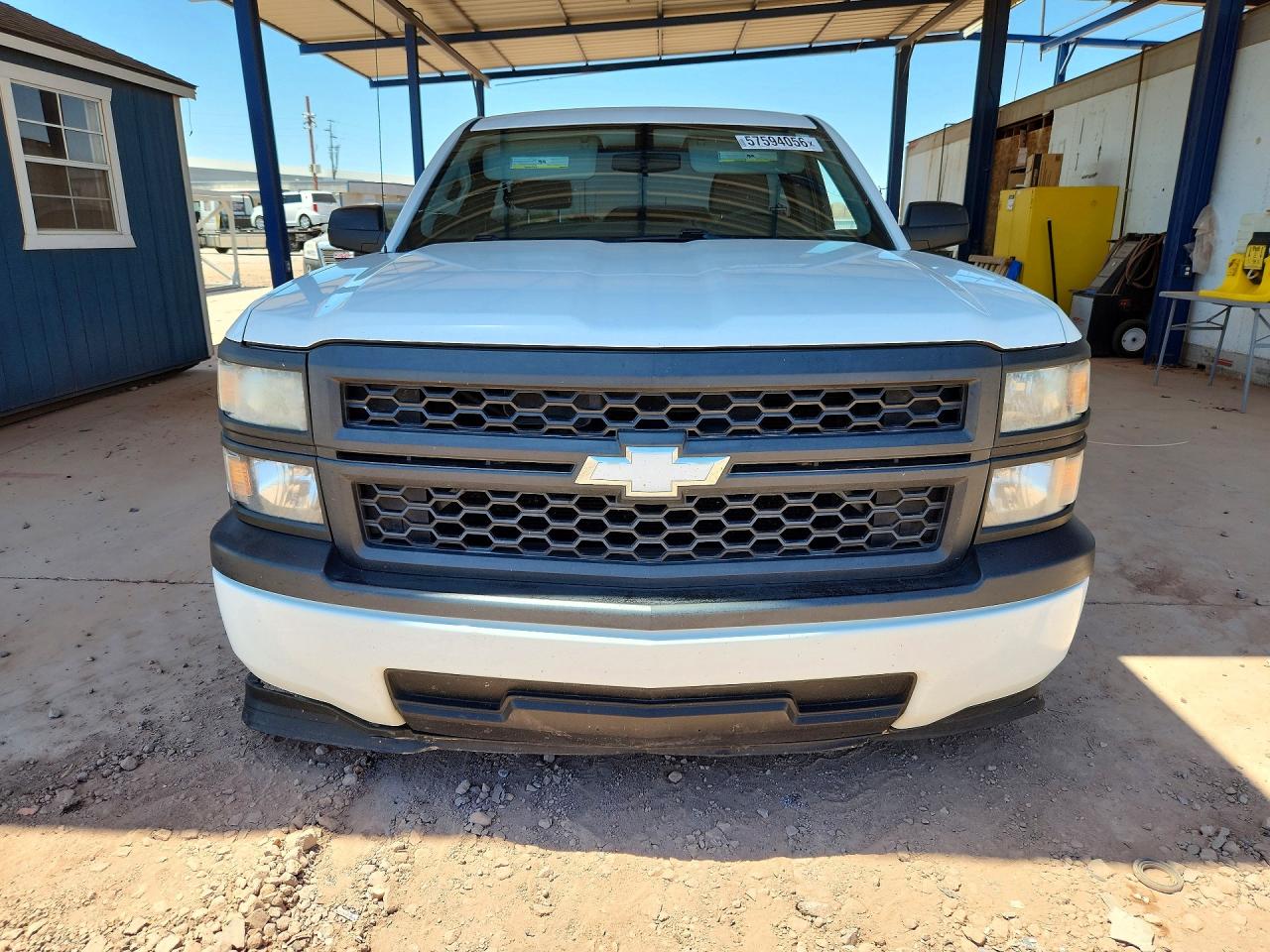 2015 Chevrolet Silverado C1500 White vin: 1GCNCPEH8FZ397689