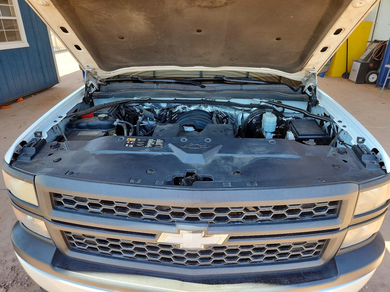2015 Chevrolet Silverado C1500 White vin: 1GCNCPEH8FZ397689