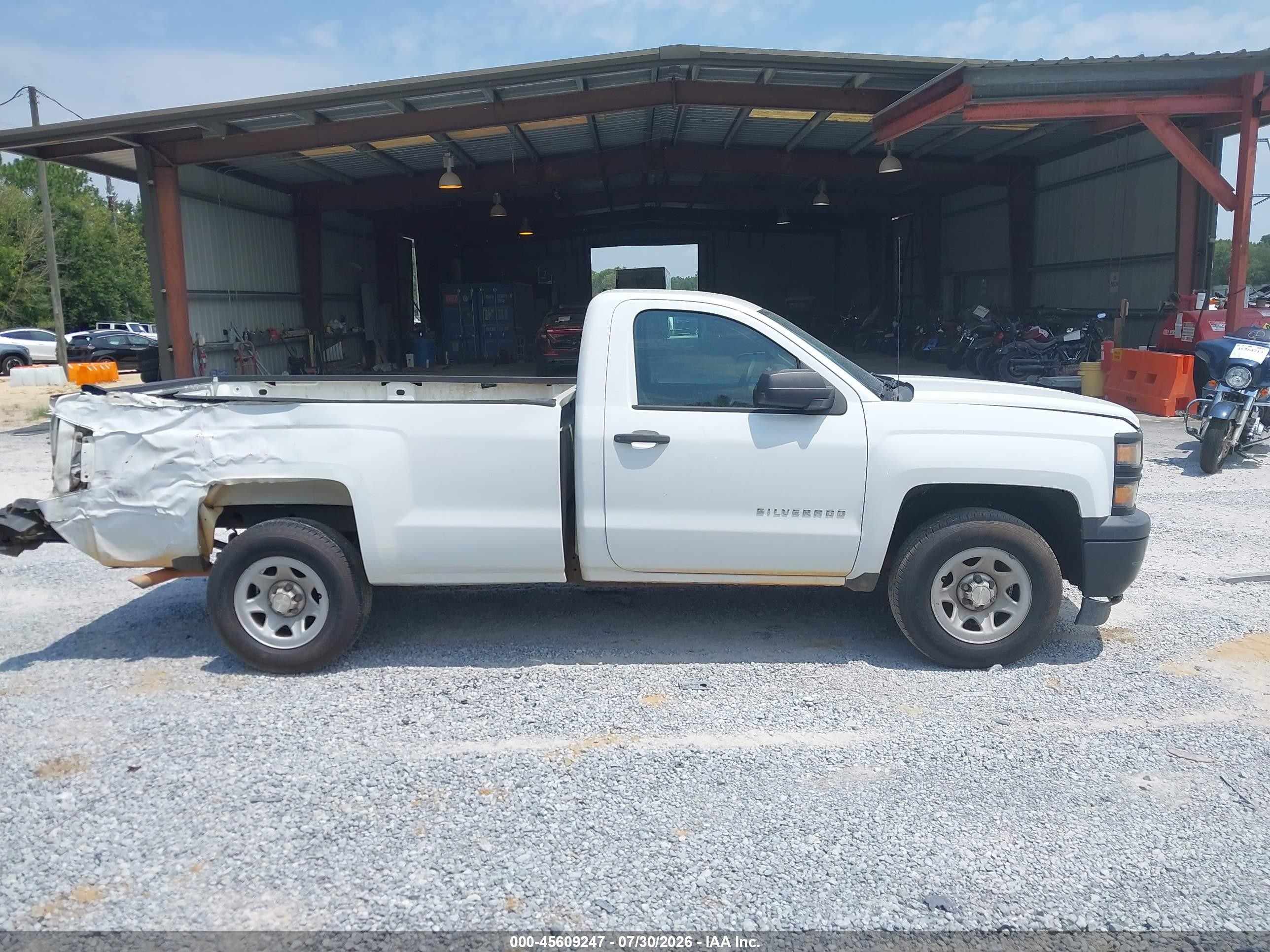2014 Chevrolet Silverado 1500 Work Truck 1wt White vin: 1GCNCPEH9EZ361329