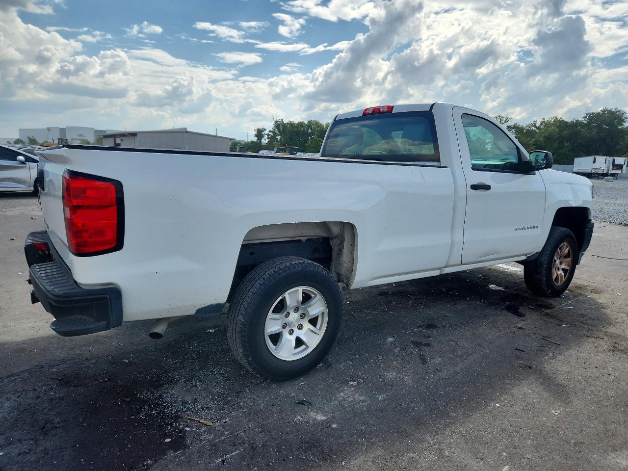 2014 Chevrolet Silverado C1500 White vin: 1GCNCPEH9EZ412196