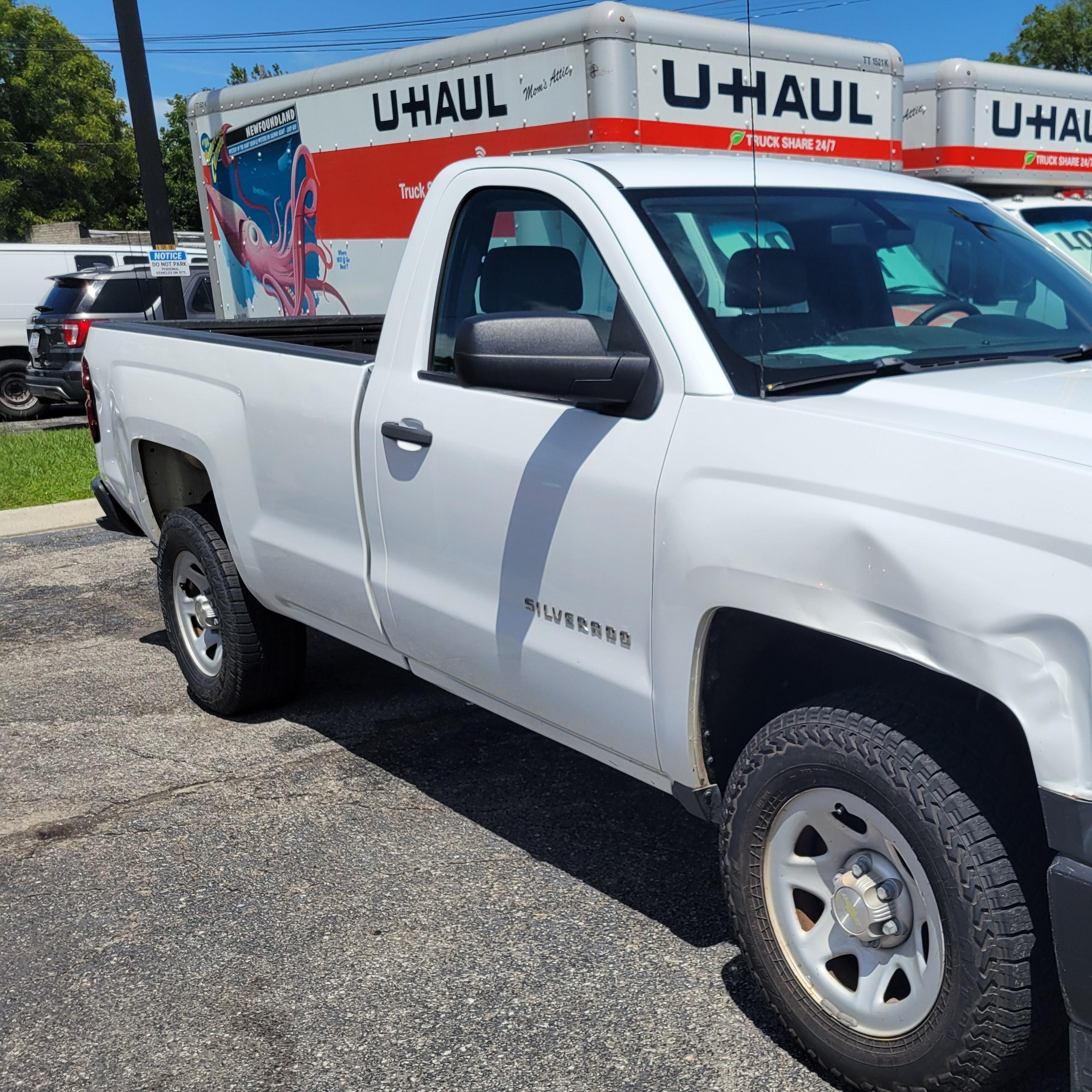 2014 Chevrolet Silverado 1500 Work Truck White vin: 1GCNCPEH9EZ417351