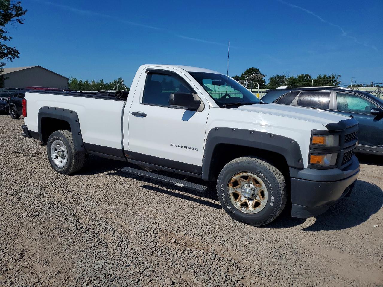 2014 Chevrolet Silverado C1500 White vin: 1GCNCPEHXEZ337007