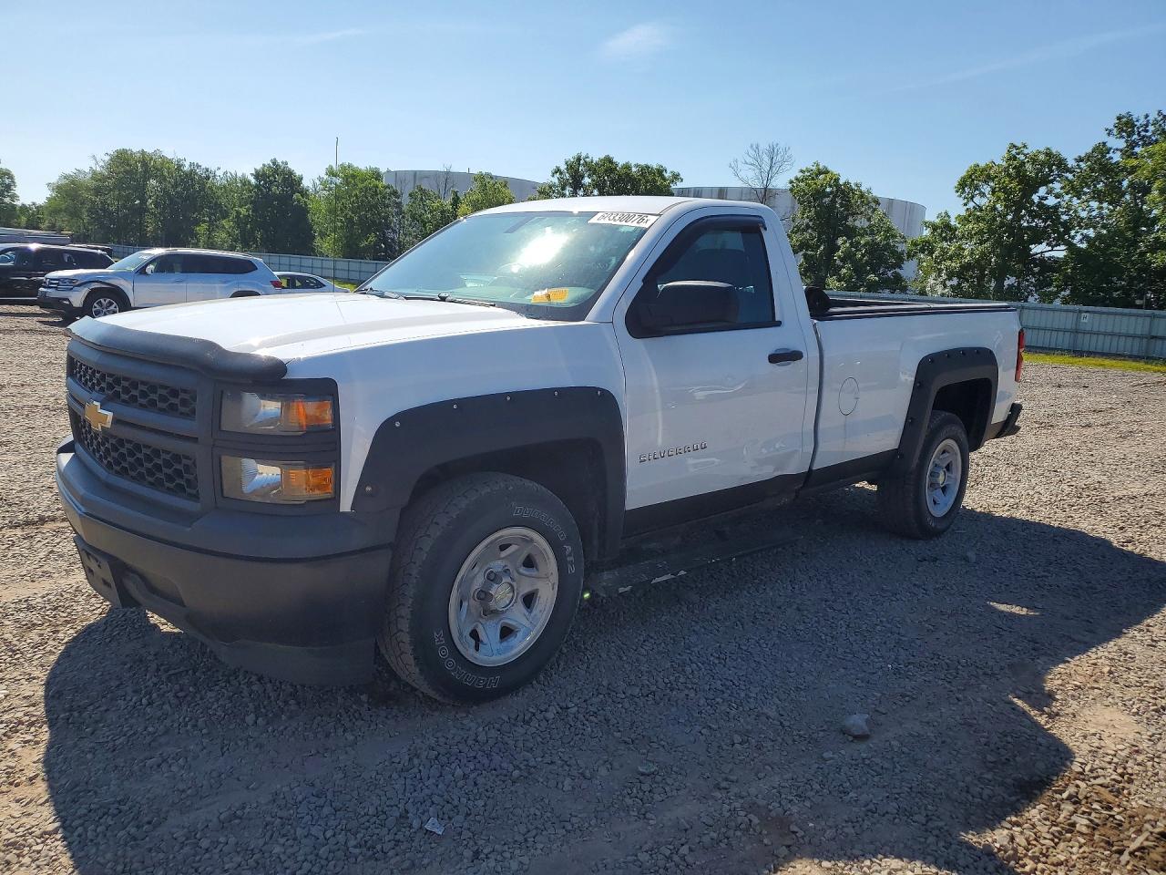 2014 Chevrolet Silverado C1500 White vin: 1GCNCPEHXEZ337007