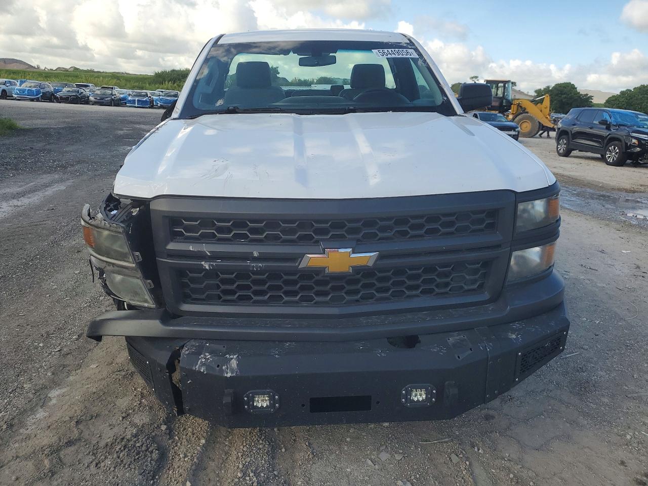 2014 Chevrolet Silverado C1500 White vin: 1GCNCPEHXEZ381153