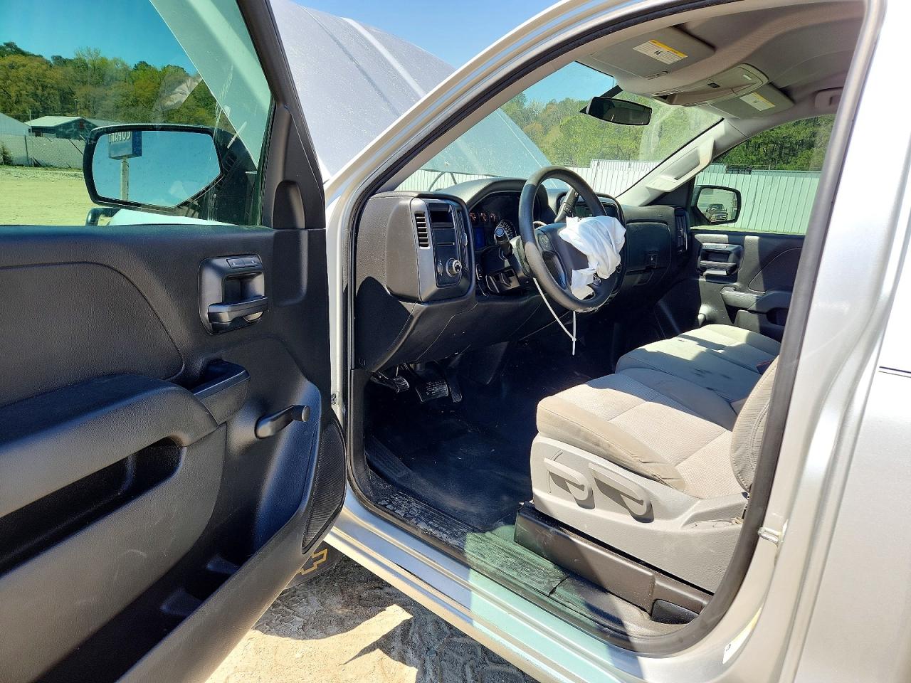 2015 Chevrolet Silverado C1500 Silver vin: 1GCNCPEHXFZ420616