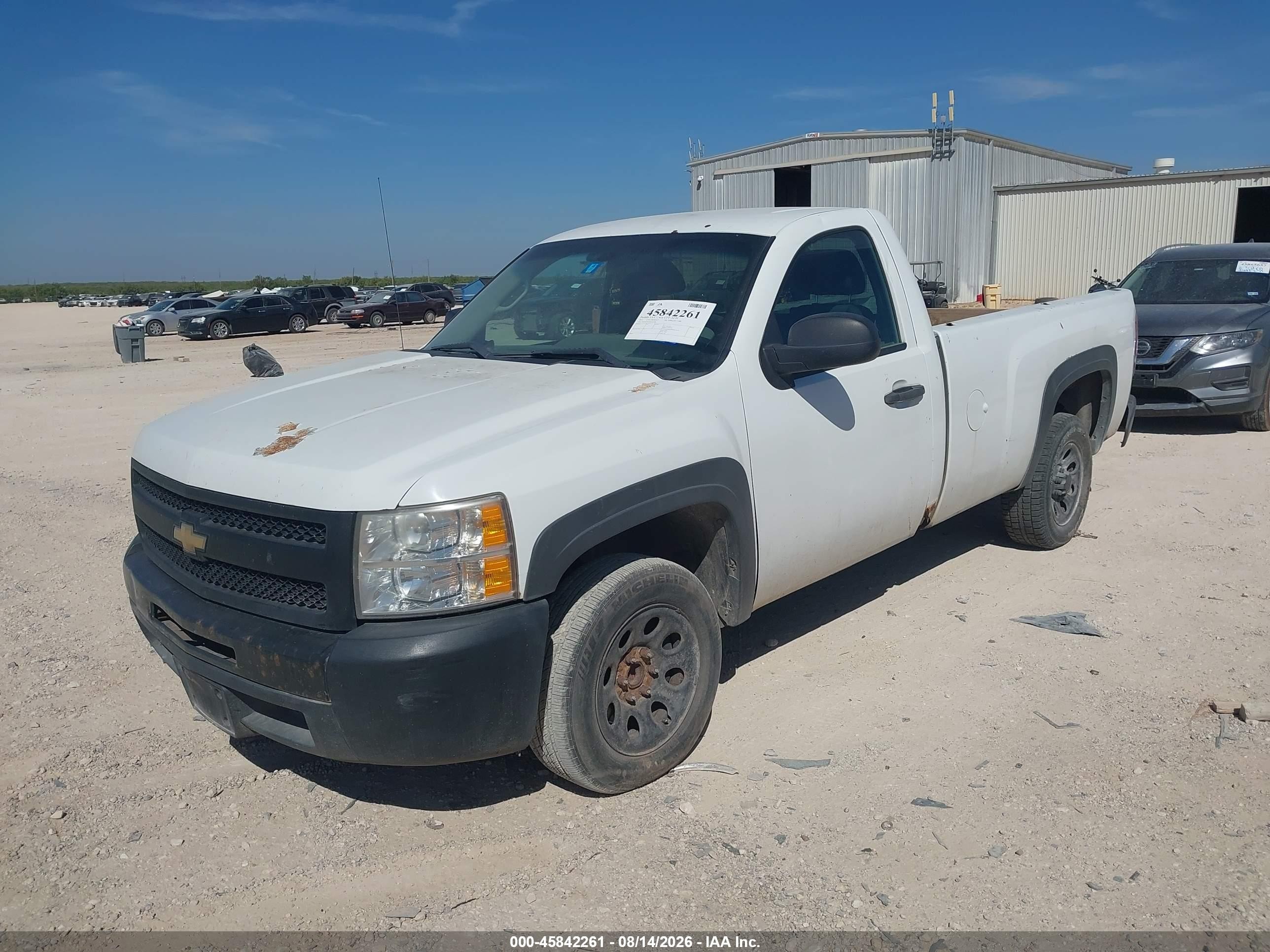 2011 Chevrolet Silverado 1500 Work Truck Белый vin: 1GCNCPEX0BZ435580
