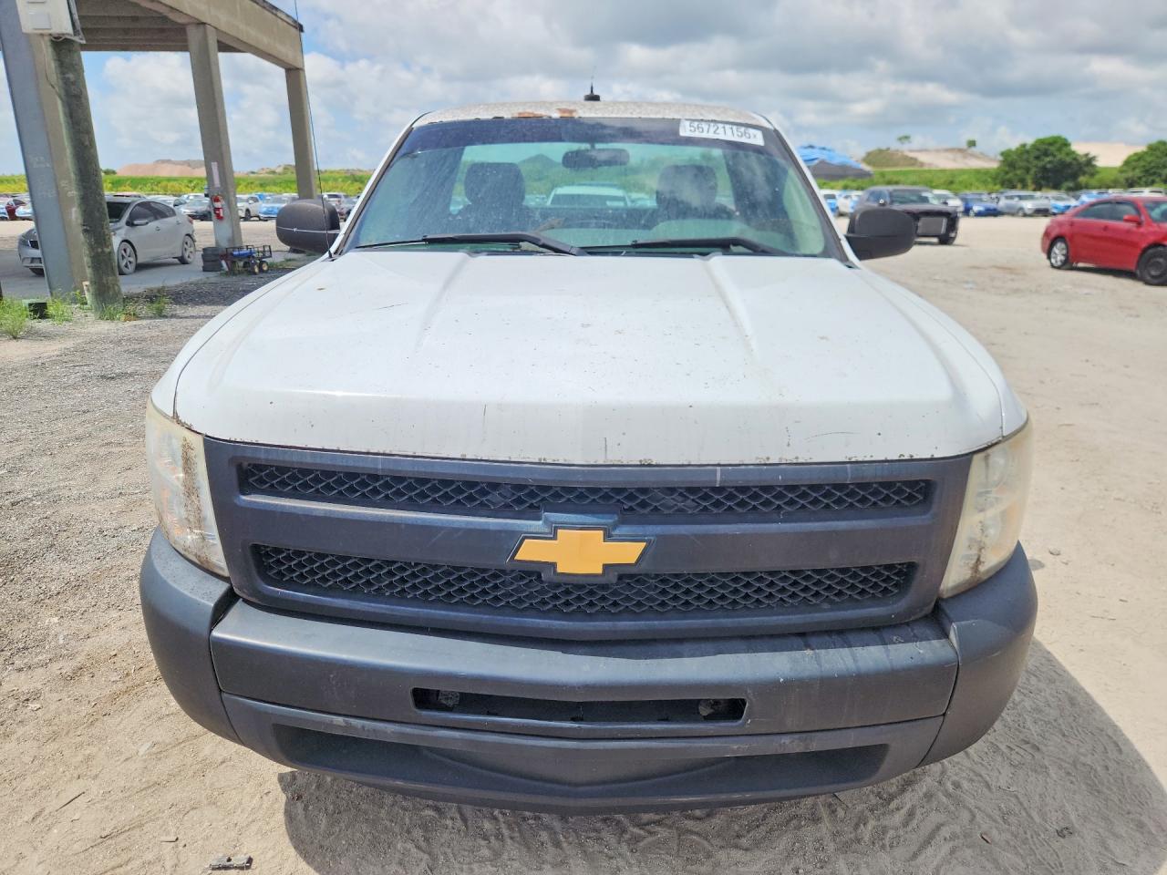 2012 Chevrolet Silverado C1500 White vin: 1GCNCPEX0CZ127701