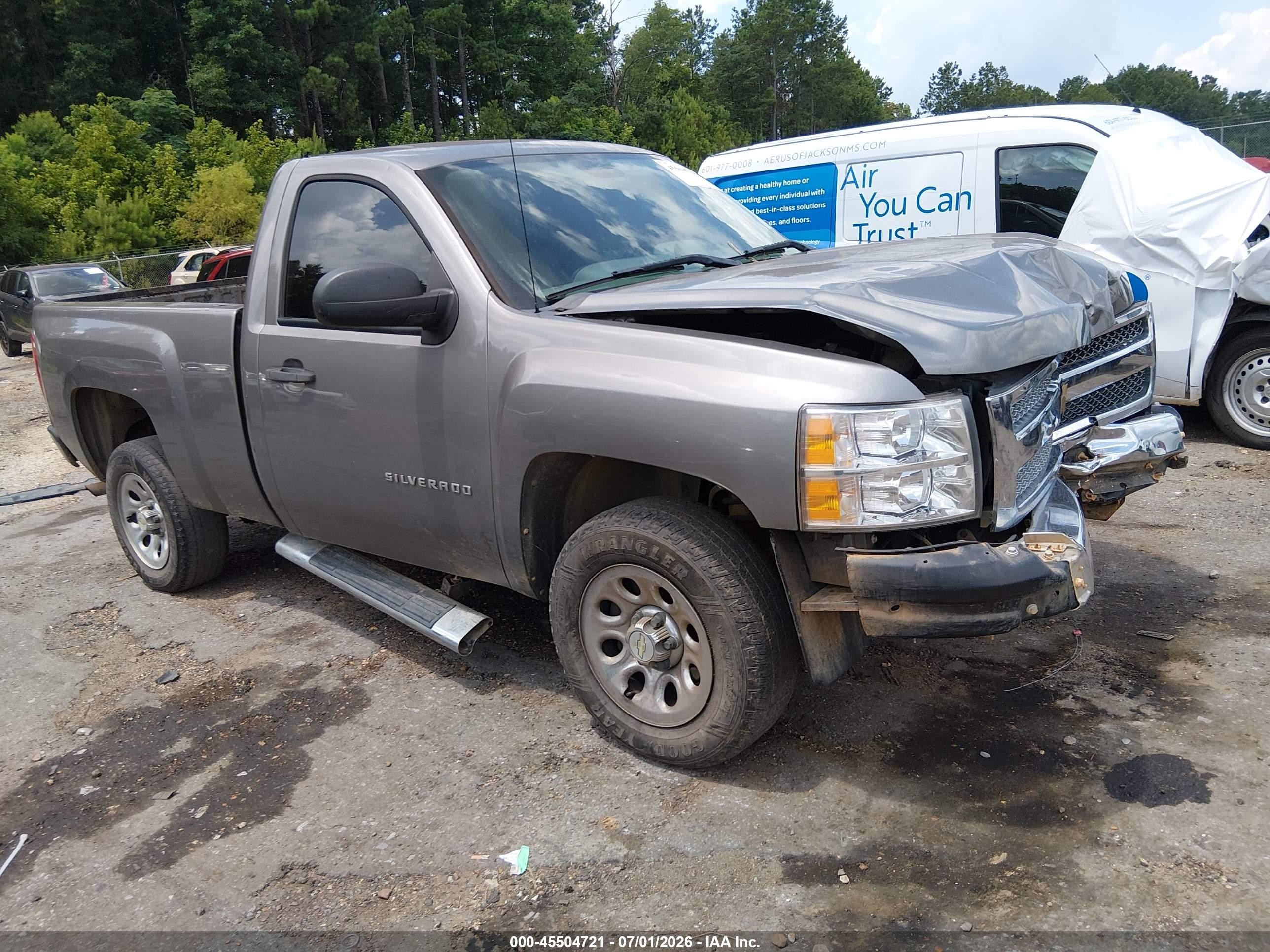 2012 Chevrolet Silverado 1500 Work Truck Gray vin: 1GCNCPEX0CZ193598