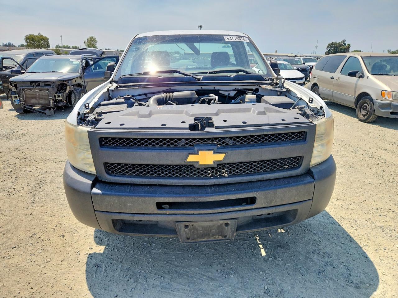2012 Chevrolet Silverado C1500 White vin: 1GCNCPEX0CZ352149