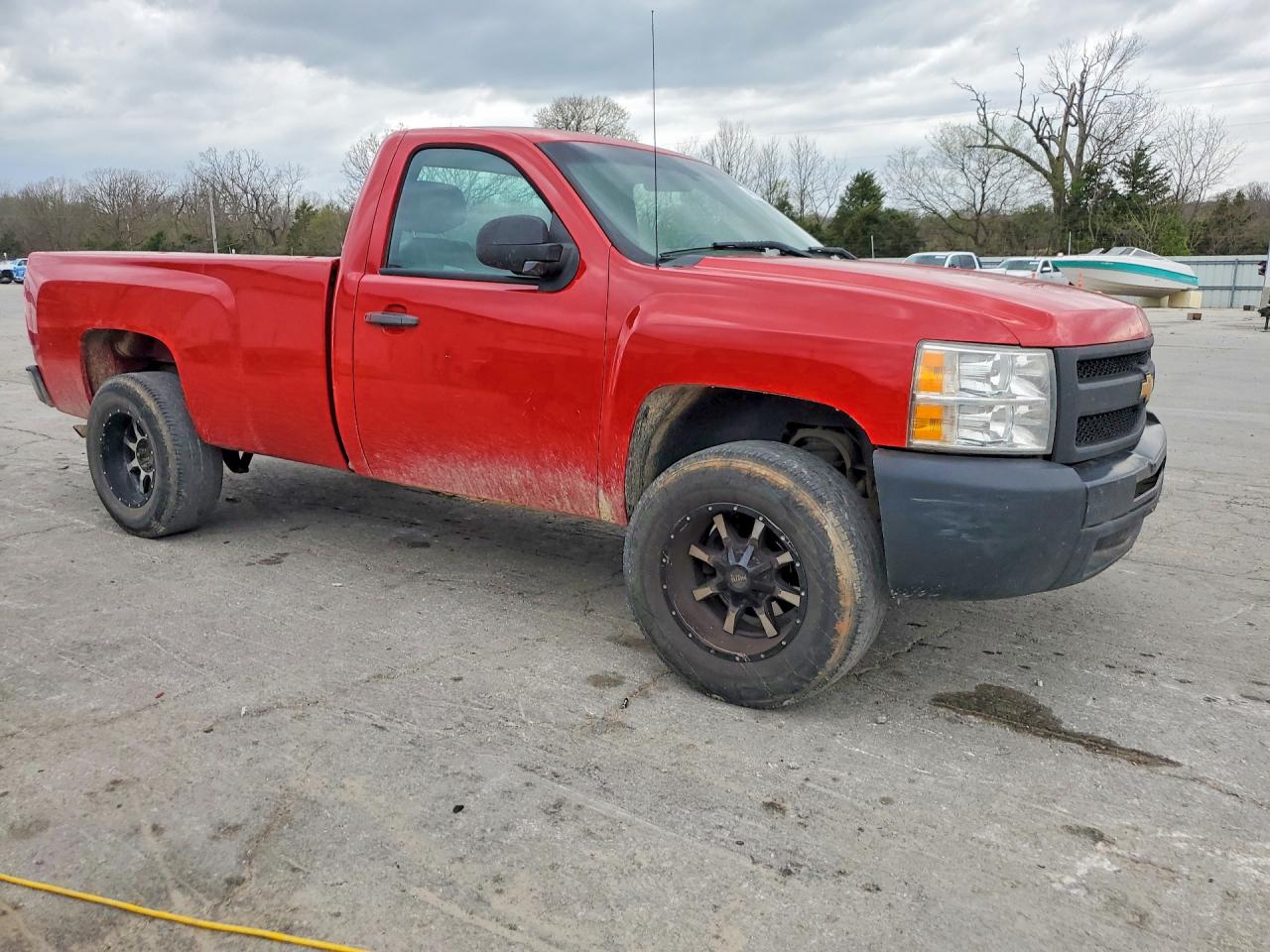 2013 Chevrolet Silverado C1500 Red vin: 1GCNCPEX0DZ123309