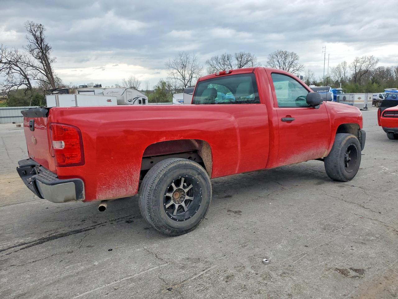 2013 Chevrolet Silverado C1500 Red vin: 1GCNCPEX0DZ123309