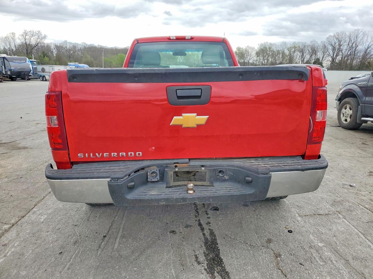 2013 Chevrolet Silverado C1500 Red vin: 1GCNCPEX0DZ123309