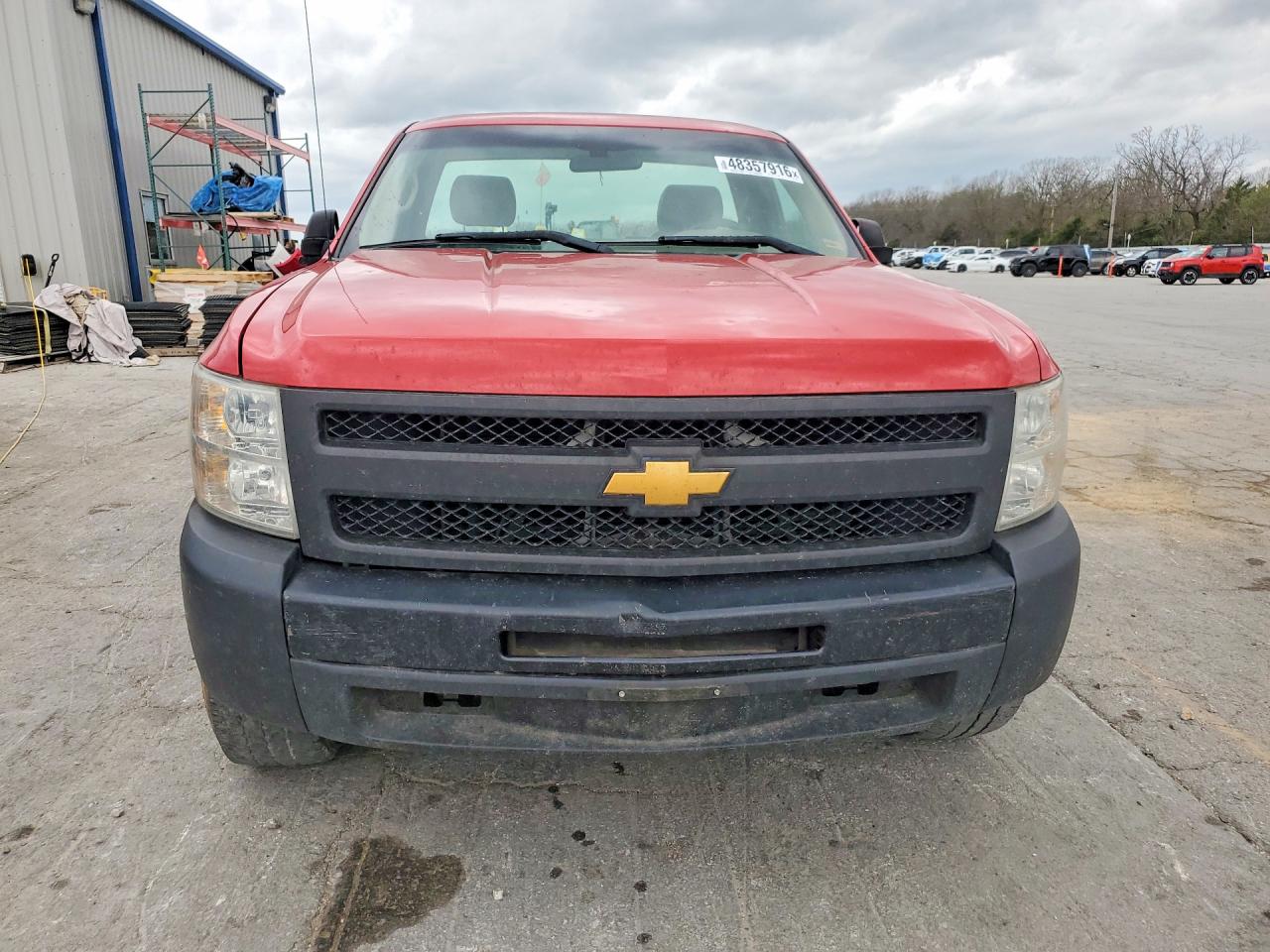2013 Chevrolet Silverado C1500 Red vin: 1GCNCPEX0DZ123309