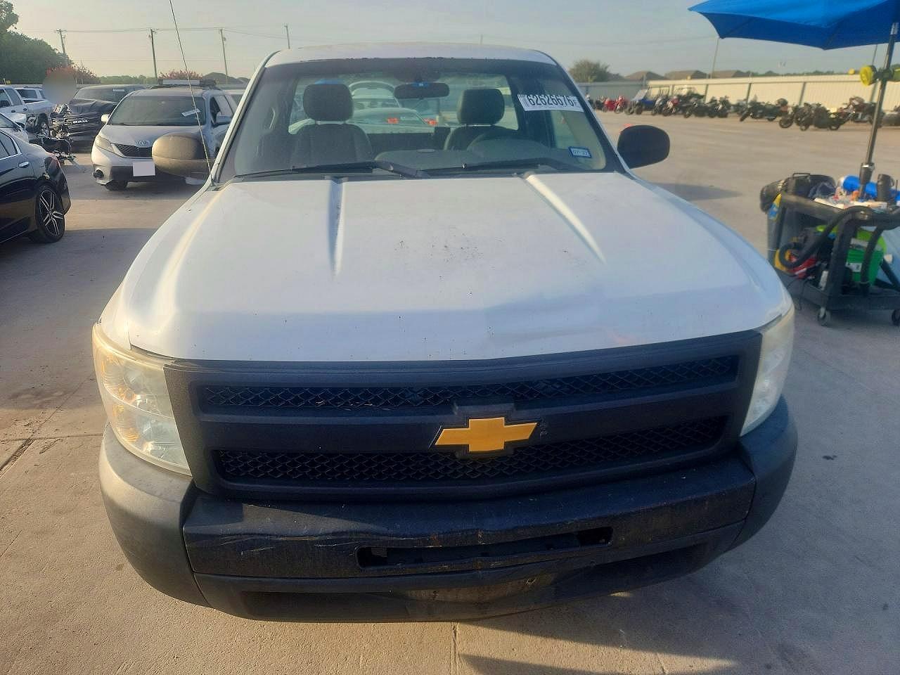 2013 Chevrolet Silverado C1500 White vin: 1GCNCPEX0DZ303633
