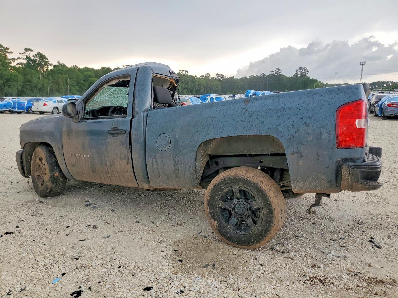 2011 Chevrolet Silverado C1500 Blue vin: 1GCNCPEX1BZ113028