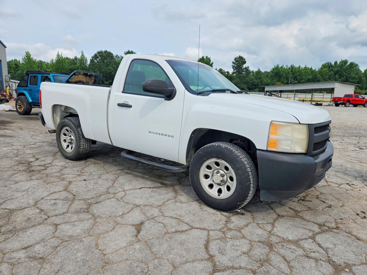 2011 Chevrolet Silverado C1500 White vin: 1GCNCPEX1BZ298858