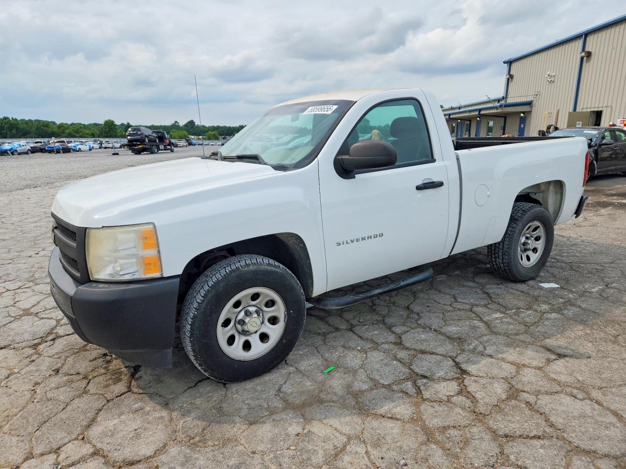 2011 Chevrolet Silverado C1500 White vin: 1GCNCPEX1BZ298858