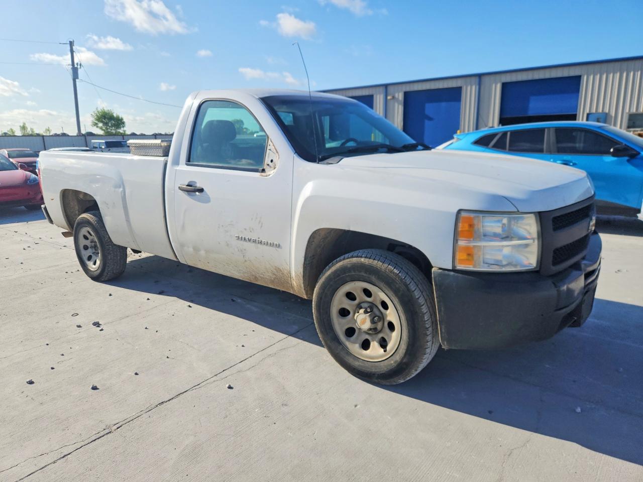2011 Chevrolet Silverado C1500 White vin: 1GCNCPEX1BZ373994