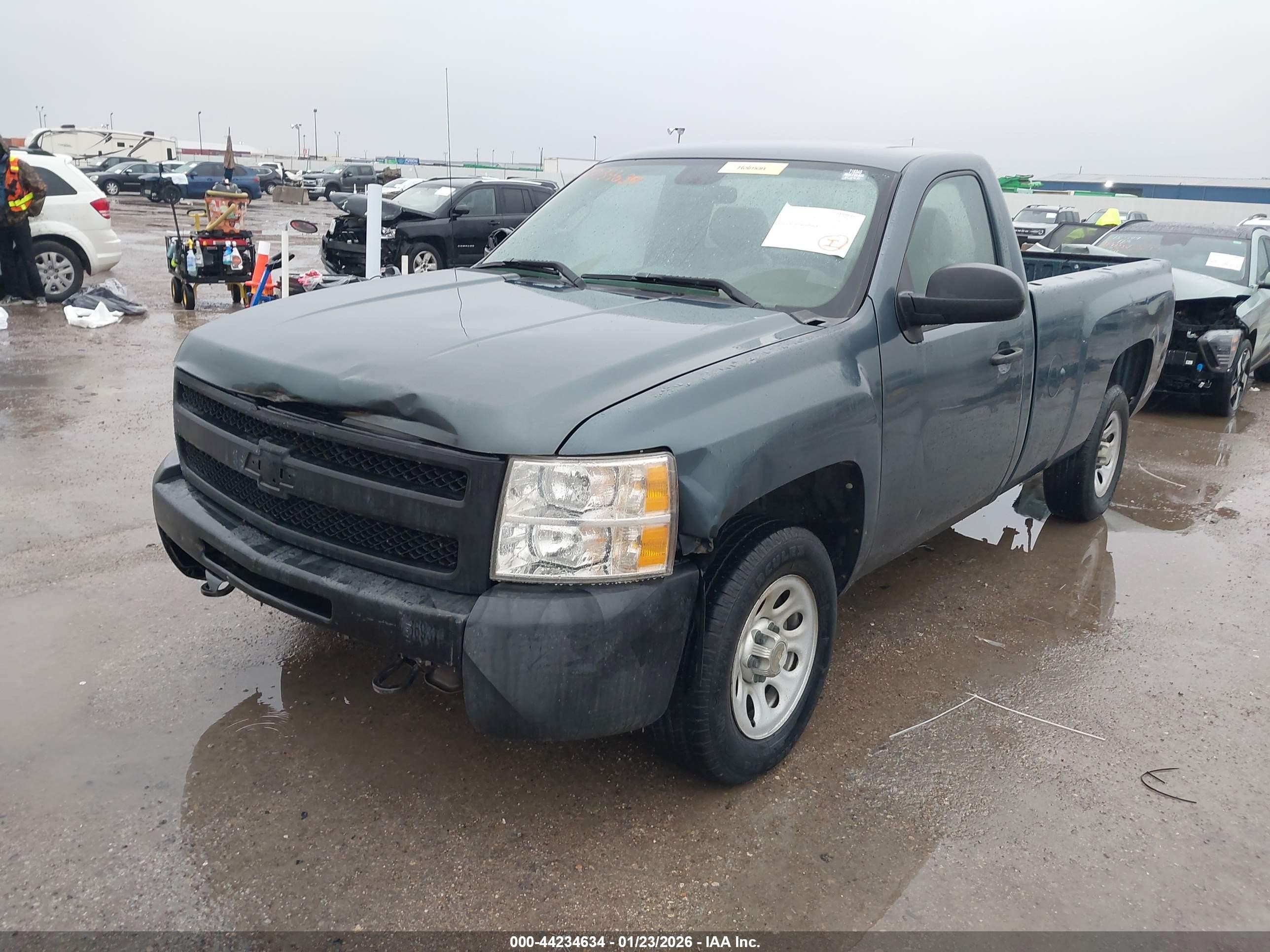 2012 Chevrolet Silverado 1500 Work Truck Синий vin: 1GCNCPEX1CZ178737